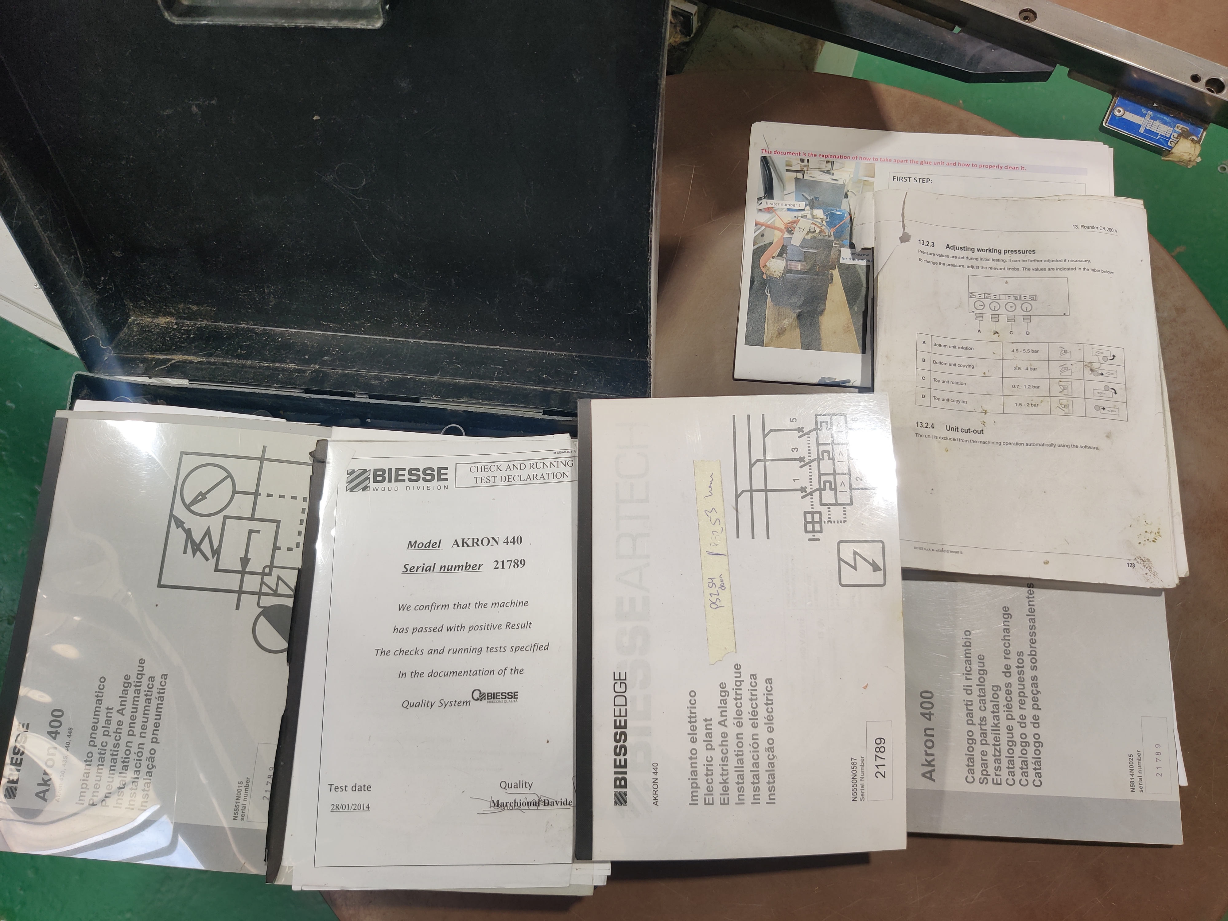 Used 2011 Biesse Akron 440 Edgebander