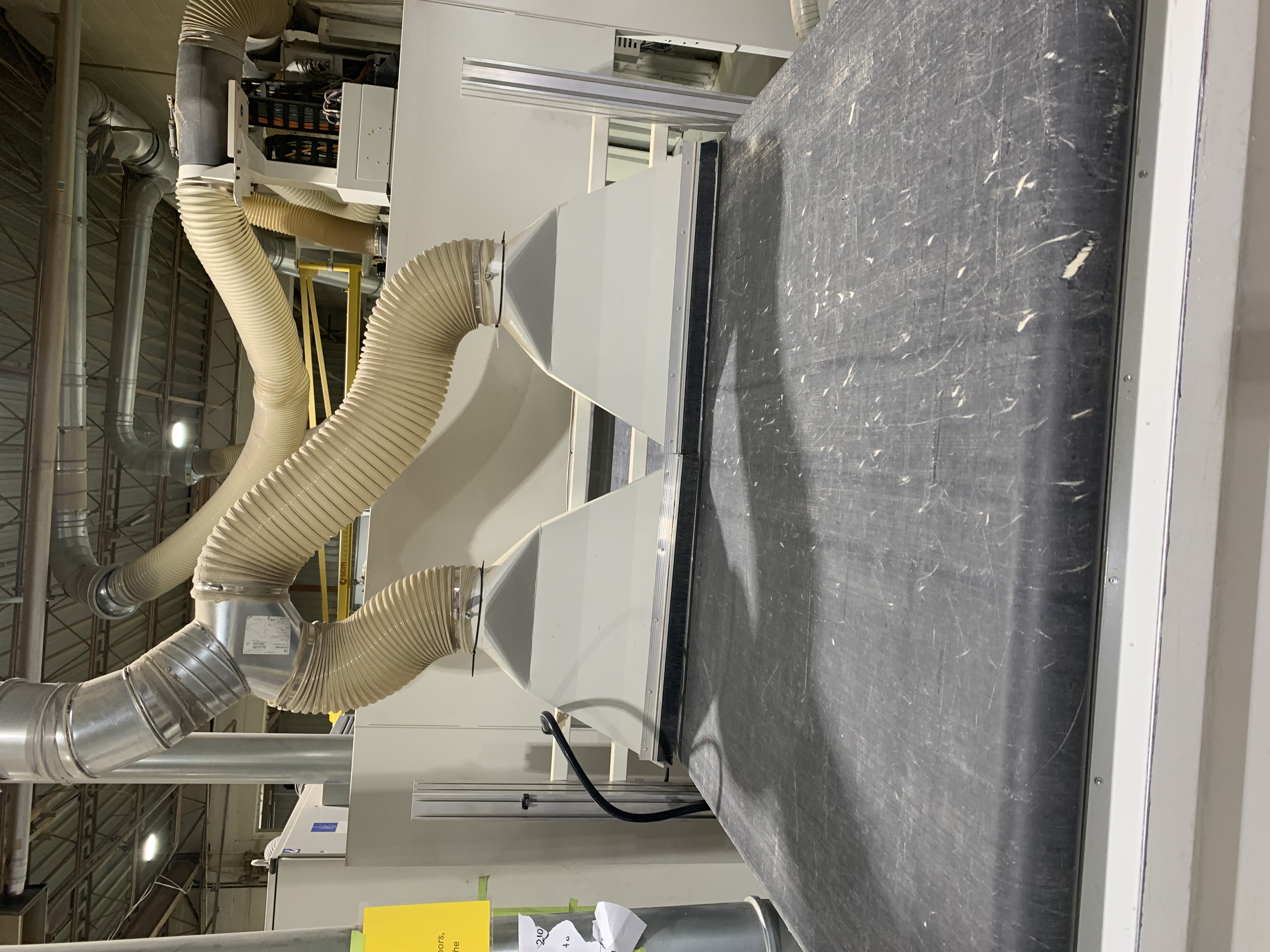 Used 2015 SCM Morbidelli M600 5-axis flat table CNC router machine centre
