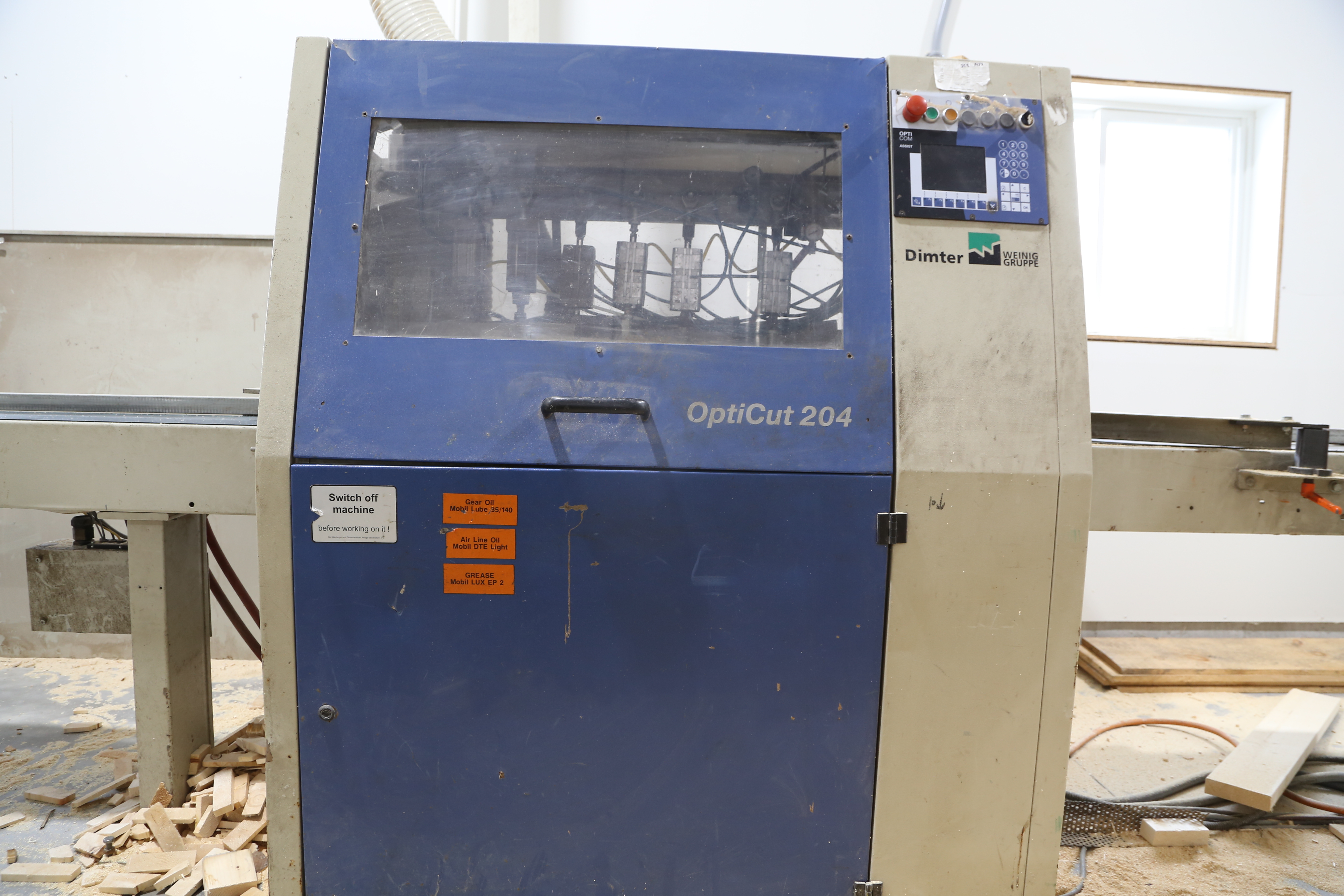 Used 2002 Weinig Dimter OptiCut 200 - 4 R Optimizing Cross Cut Saw