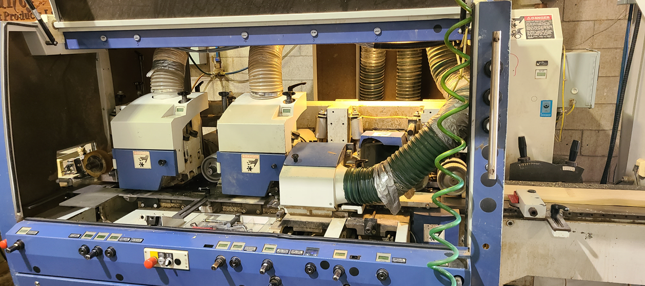 Used 2007 Weinig P400 6 Head Moulder