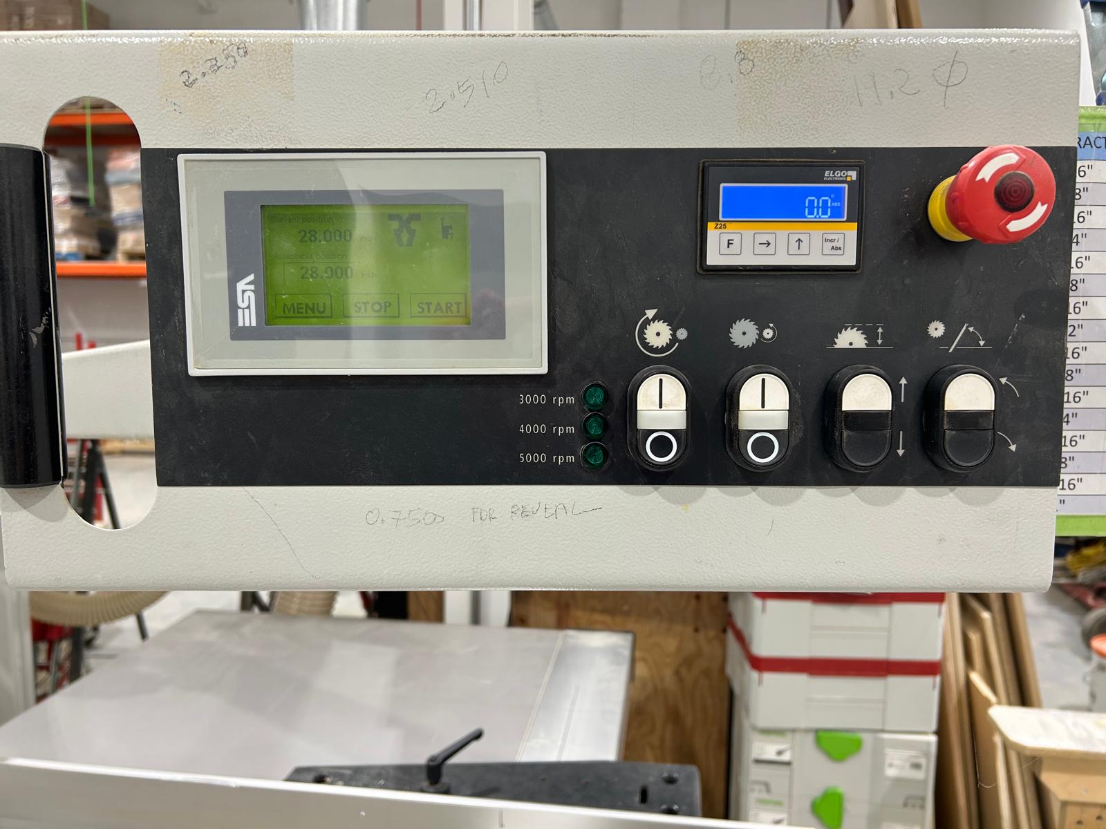 Used 2016 Robland NZ 3200 10' sliding table saw