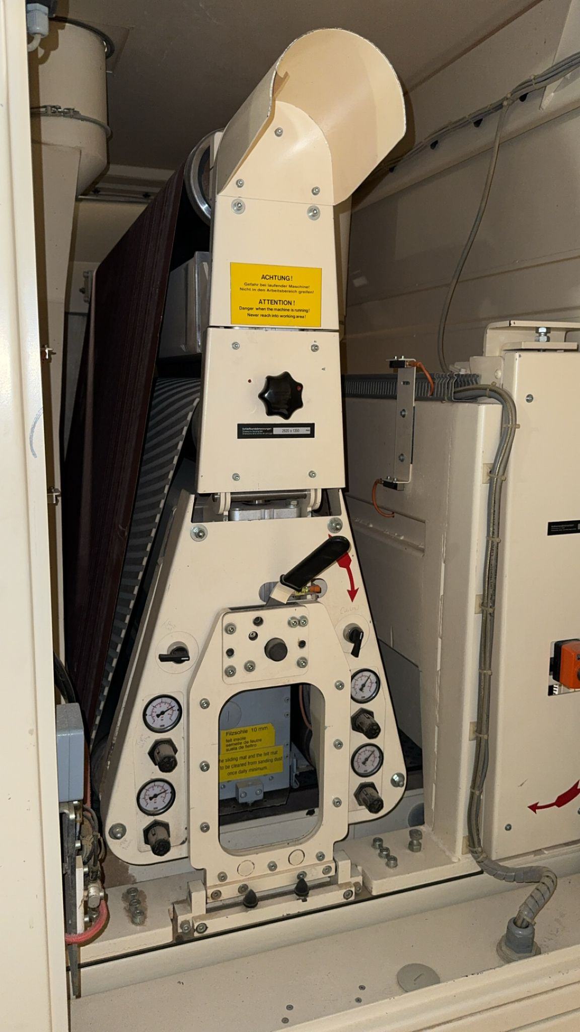 Used 2004 Heesemann MFA8-112 3-Head 53" Wide Belt Sander