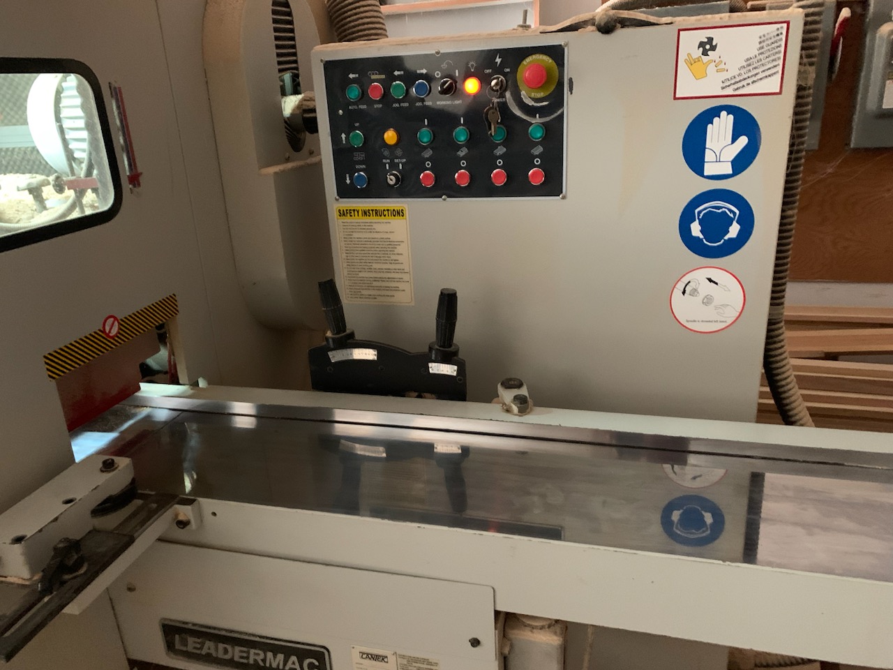 Used Leadermac Smartmac 518 7" 5-Head Moulder