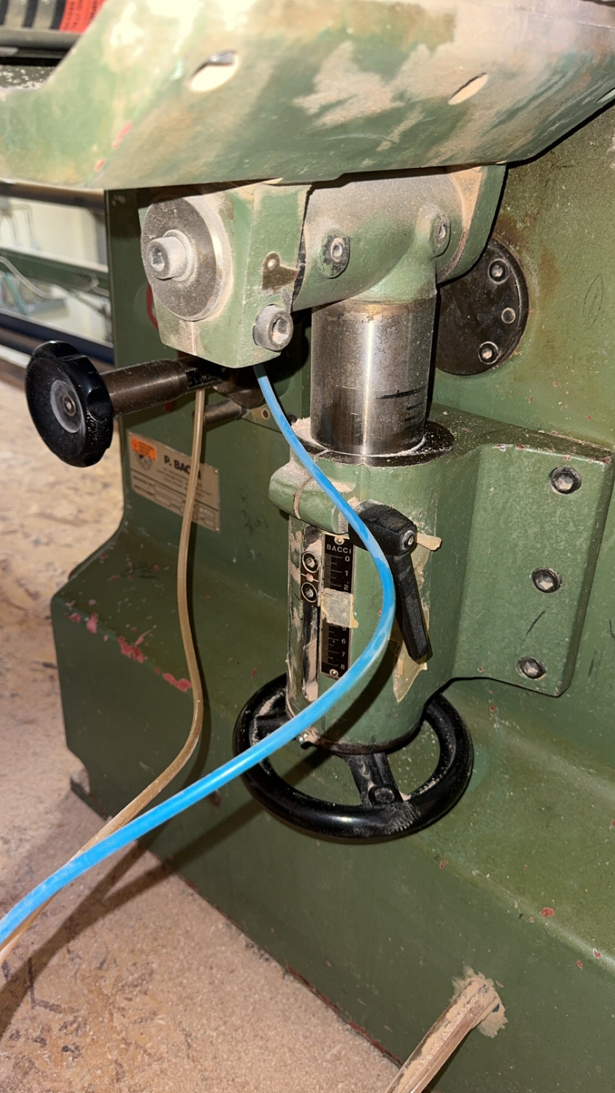 Used 1987 Bacci MOD Oscillating Mortising Machine