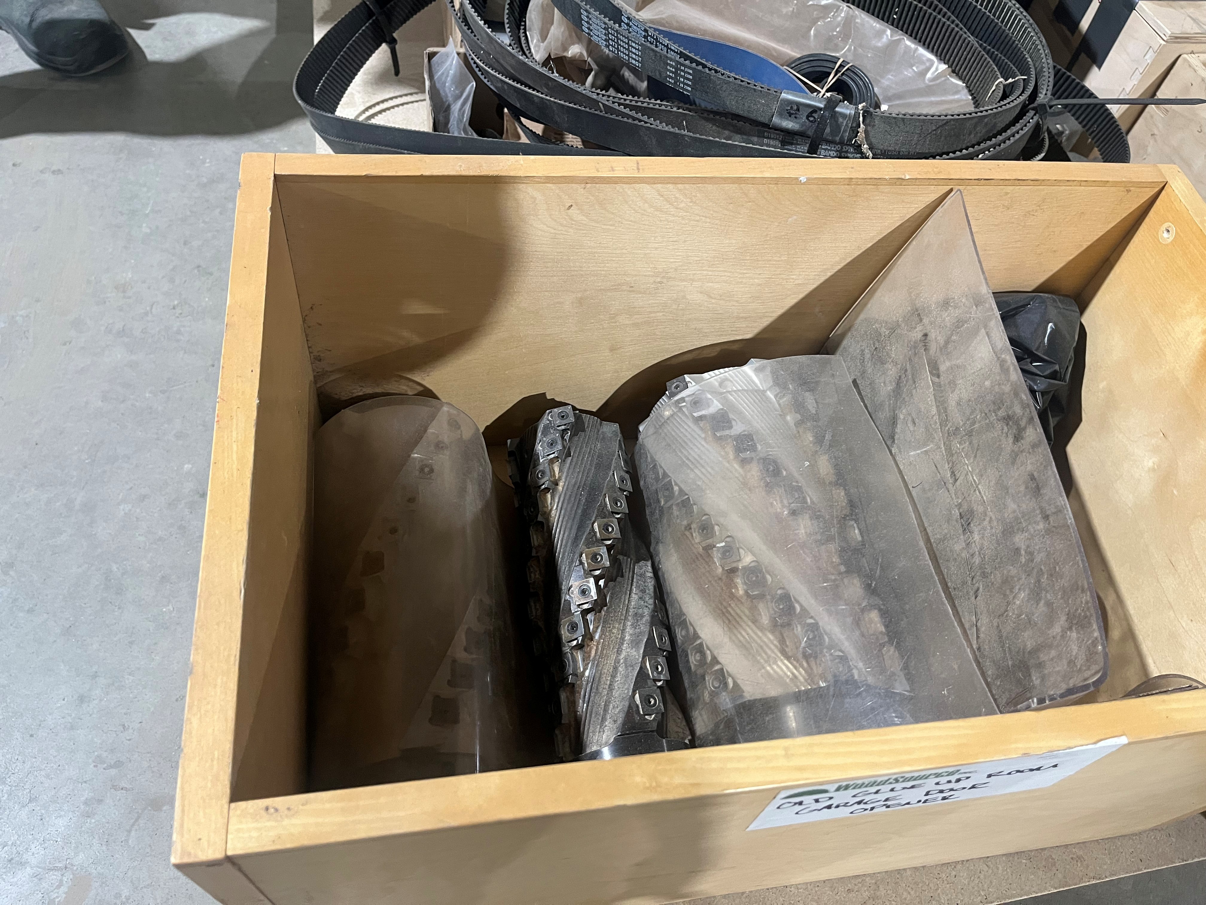 Used 2005 Weinig  Powermat 1000 6-Head Moulder With Assorment of Cutterheads