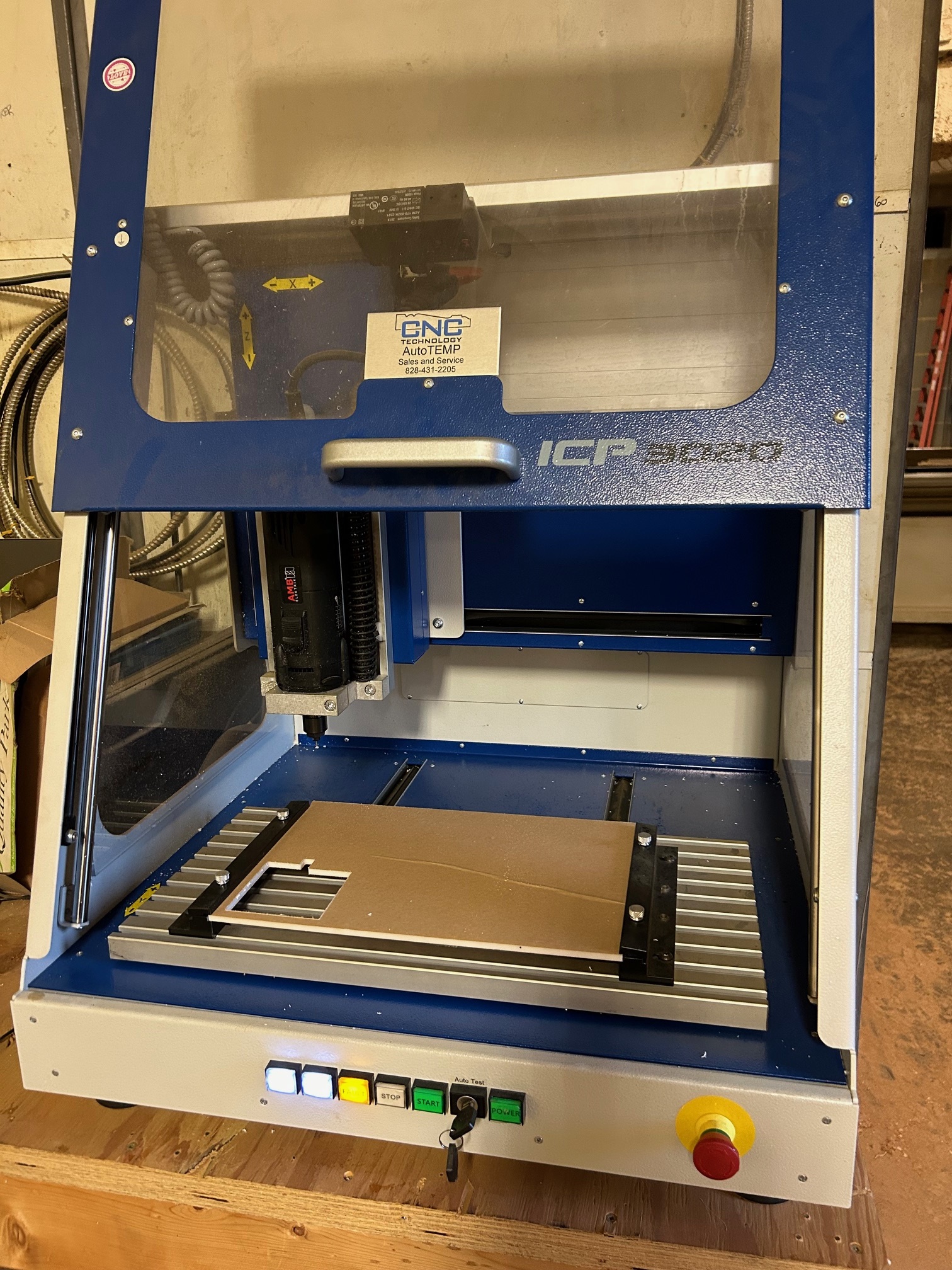 Used 2020 AutoTEMP ICP 3020 CNC Acrylic Template Maker