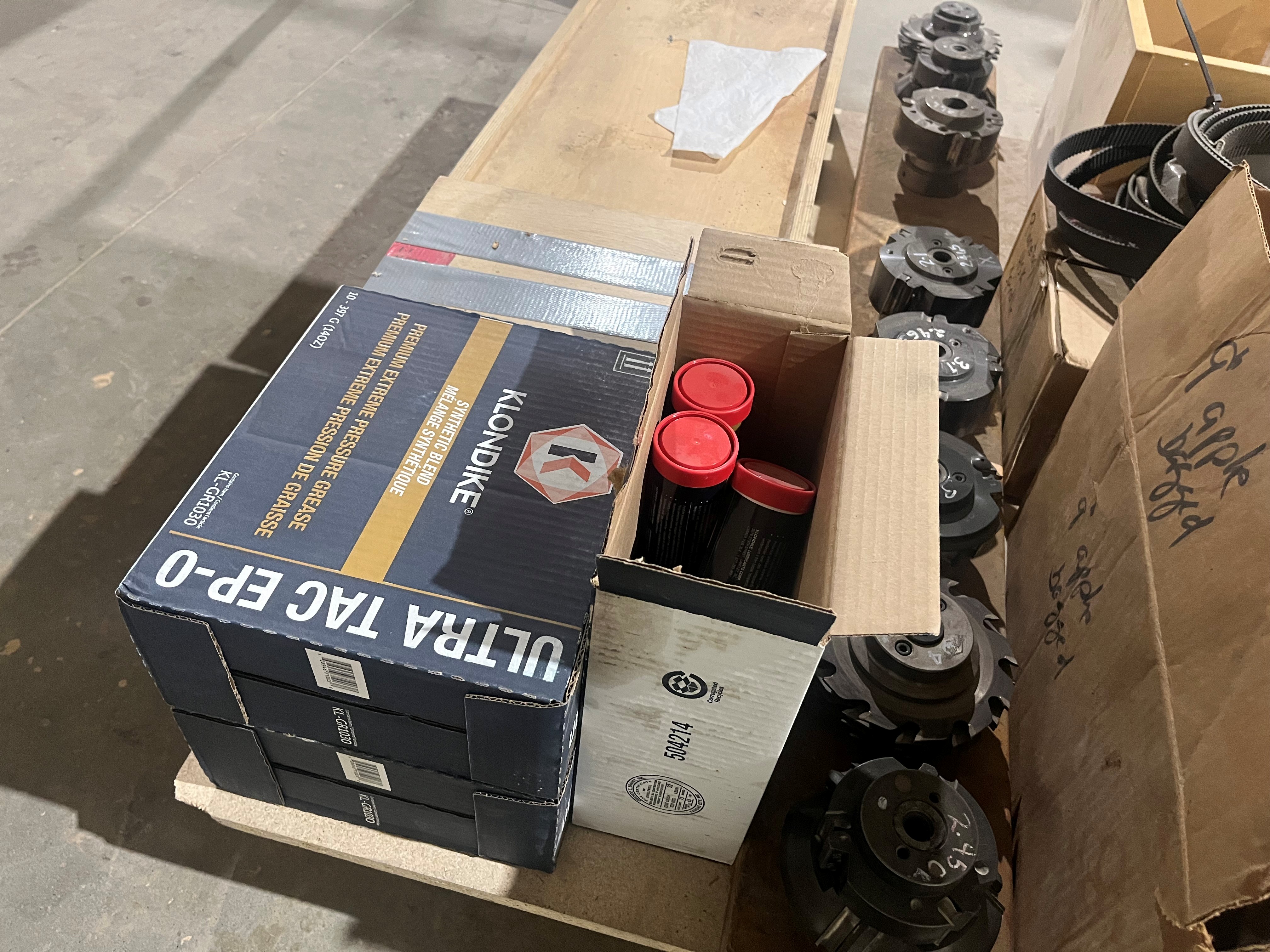 Used 2005 Weinig  Powermat 1000 6-Head Moulder With Assorment of Cutterheads