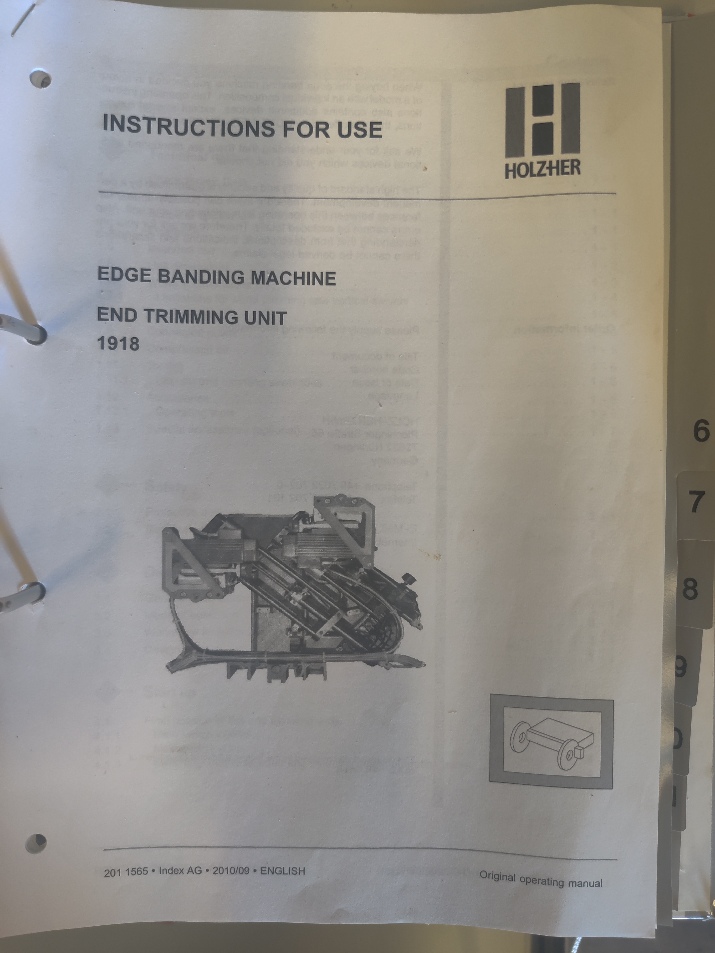 Used Holz-Her Auriga 1308XL Edgebander