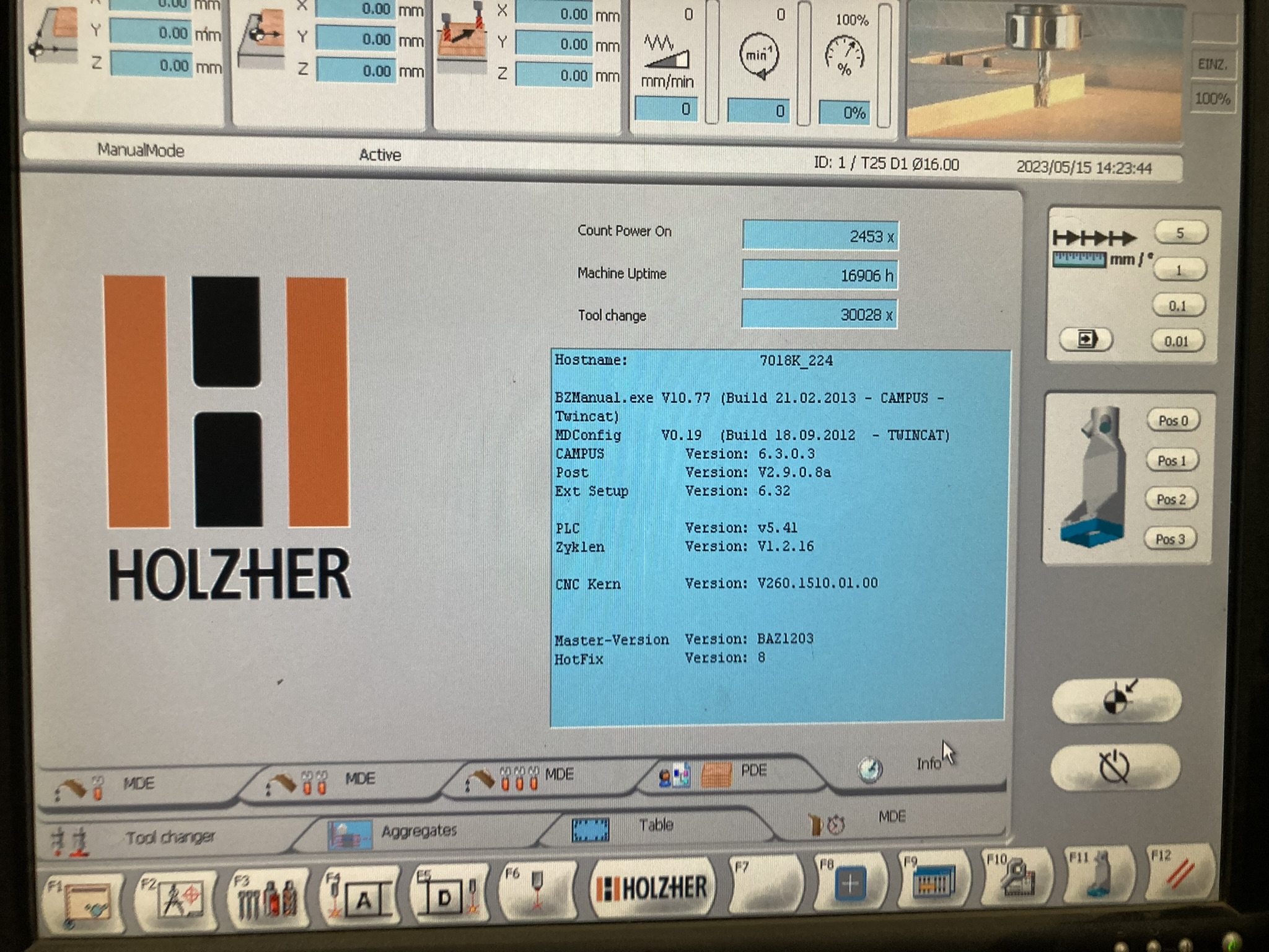 Used 2013 Holz-Her Pro-Master 7018