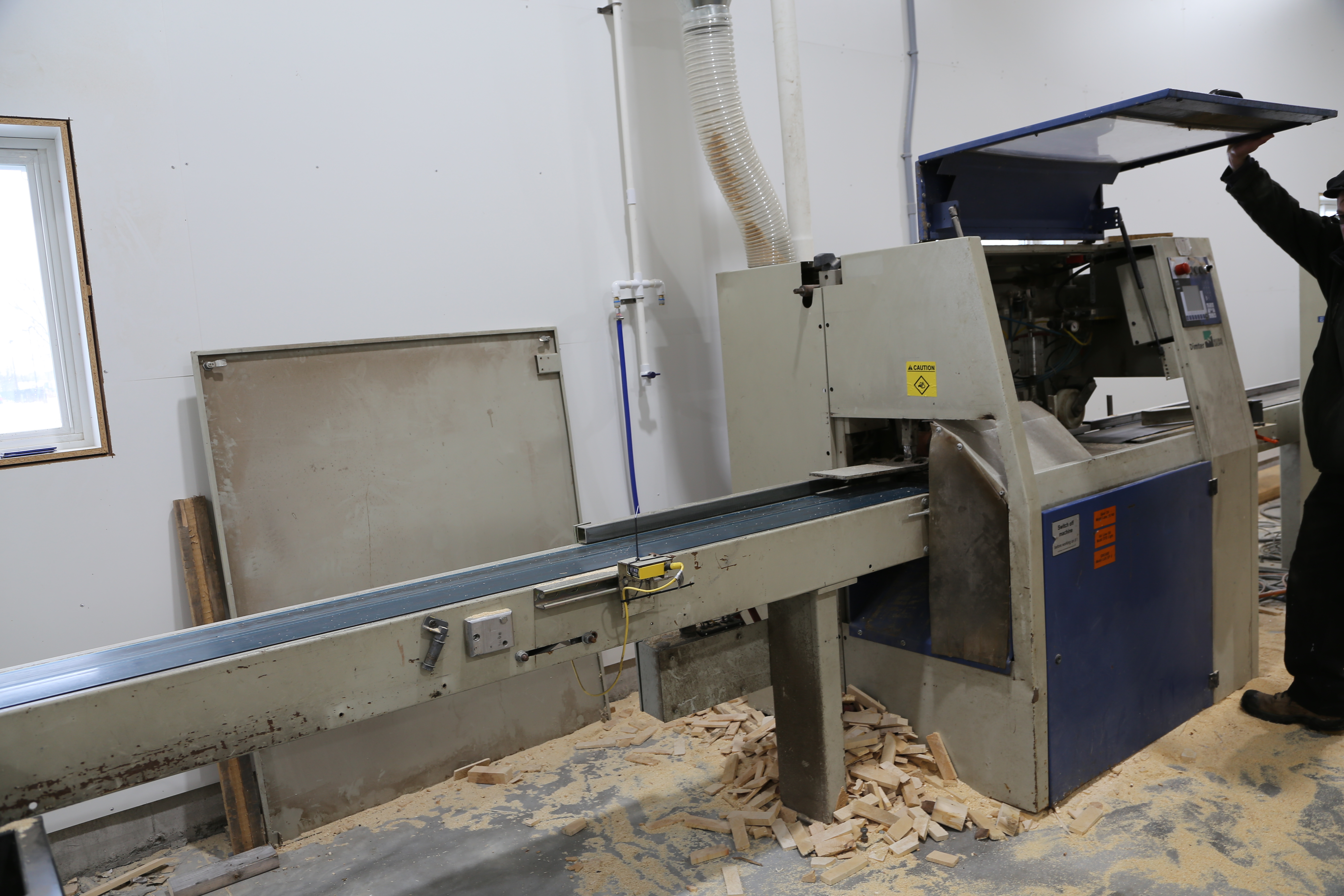 Used 2002 Weinig Dimter OptiCut 200 - 4 R Optimizing Cross Cut Saw