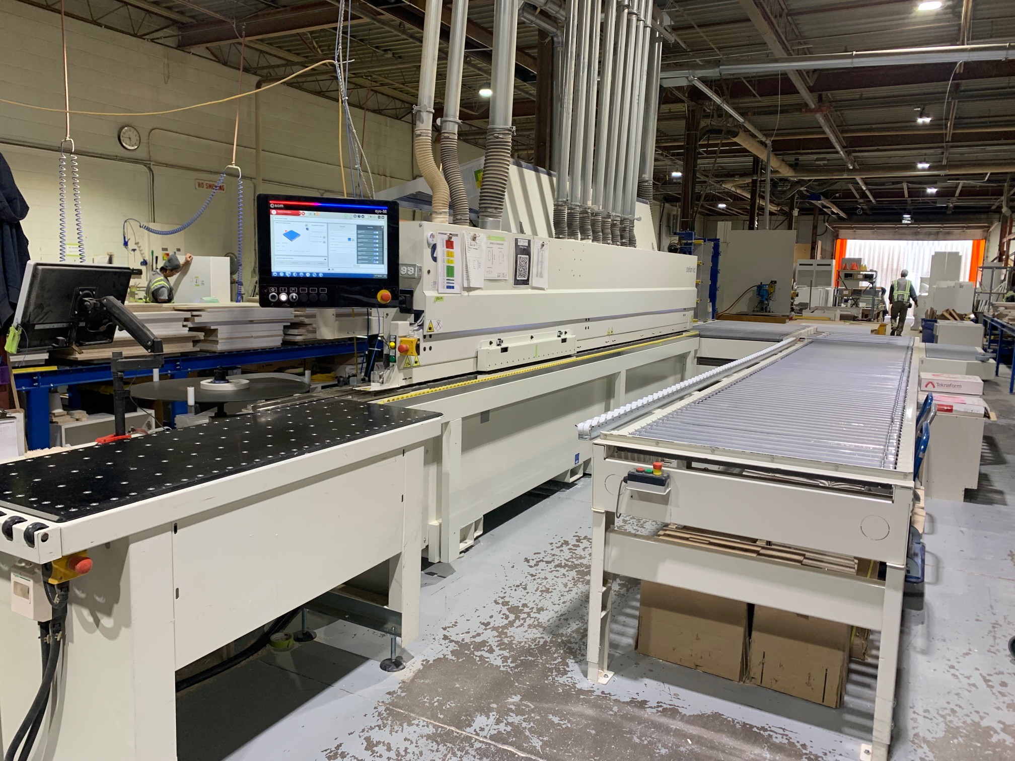 Used 2020 SCM Stefani KD Automatic Edgebander with ERC Series Conveyor