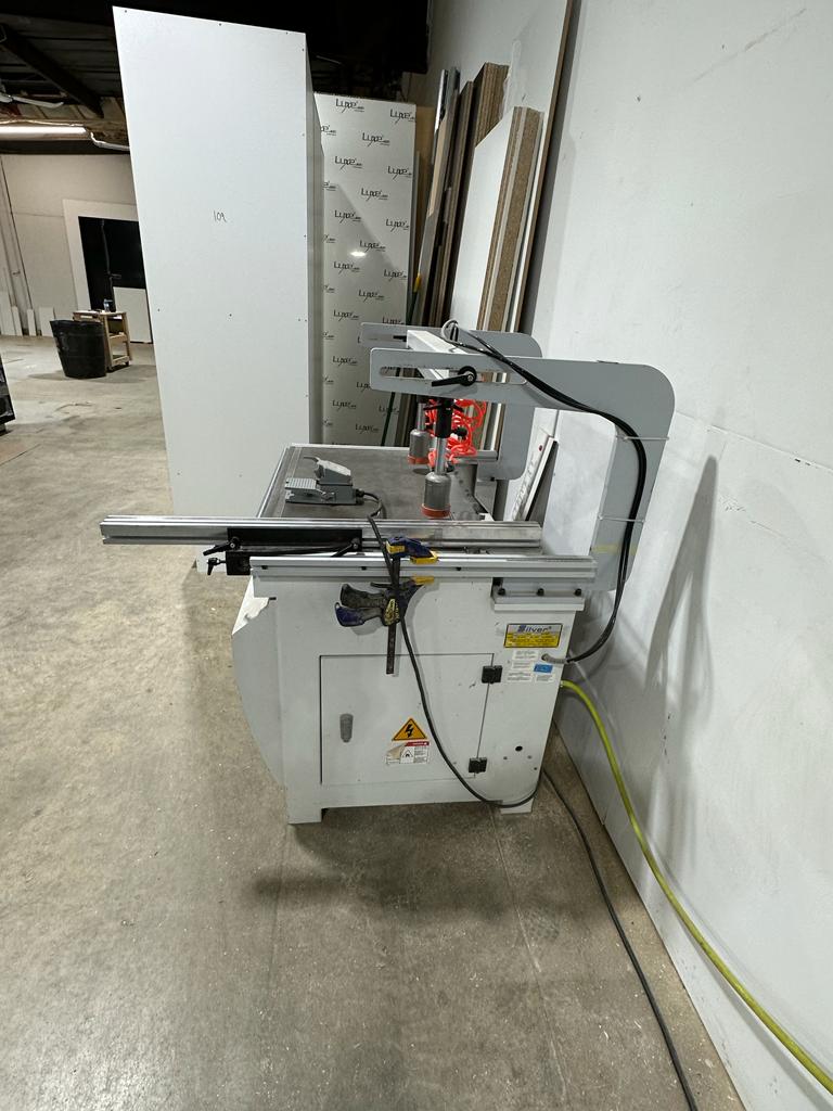 Used 2016 Silver SJK-21A 21-Spindle Single Line Boring Machine