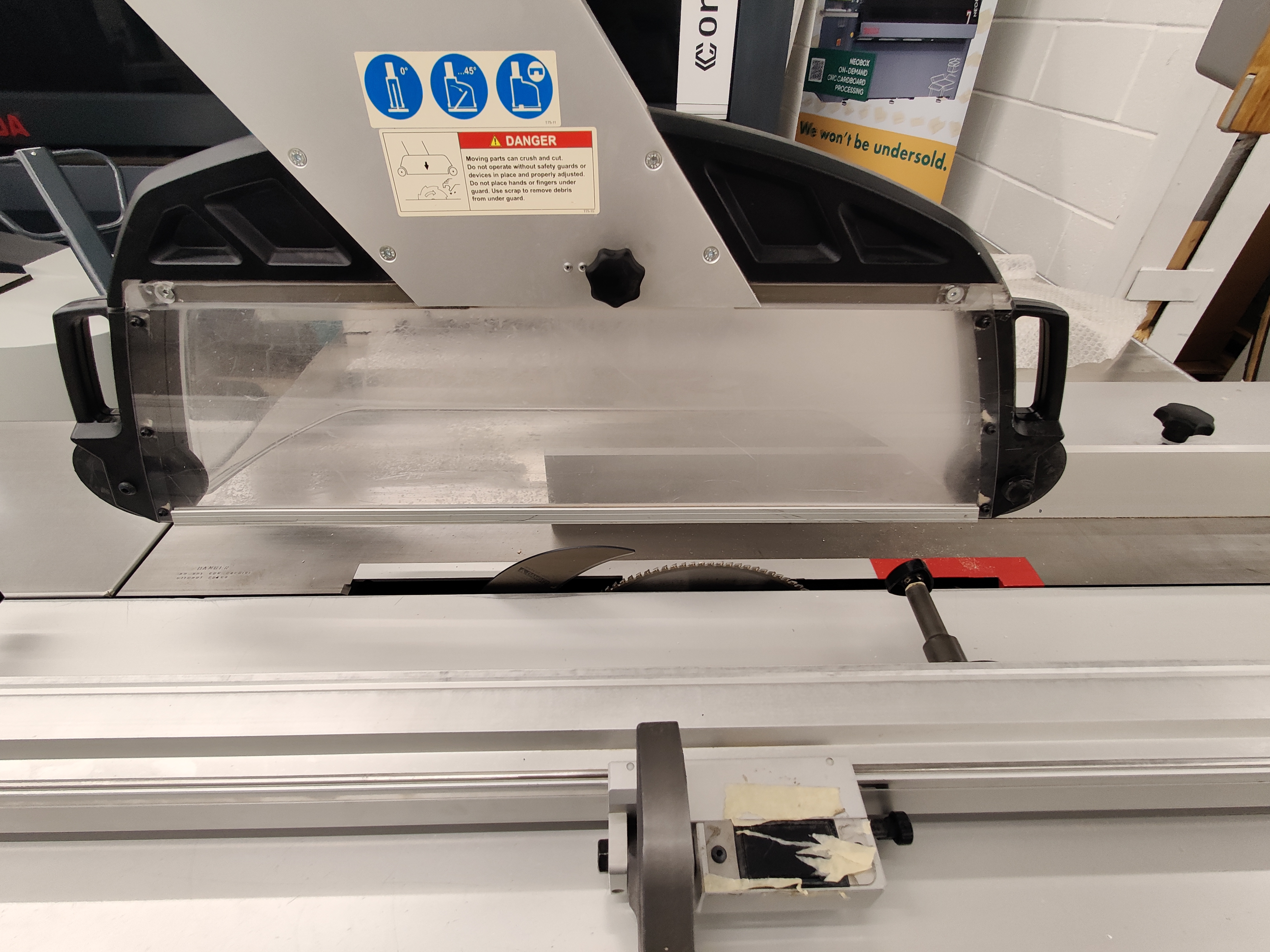 Used Martin T75 PreX sliding table saw