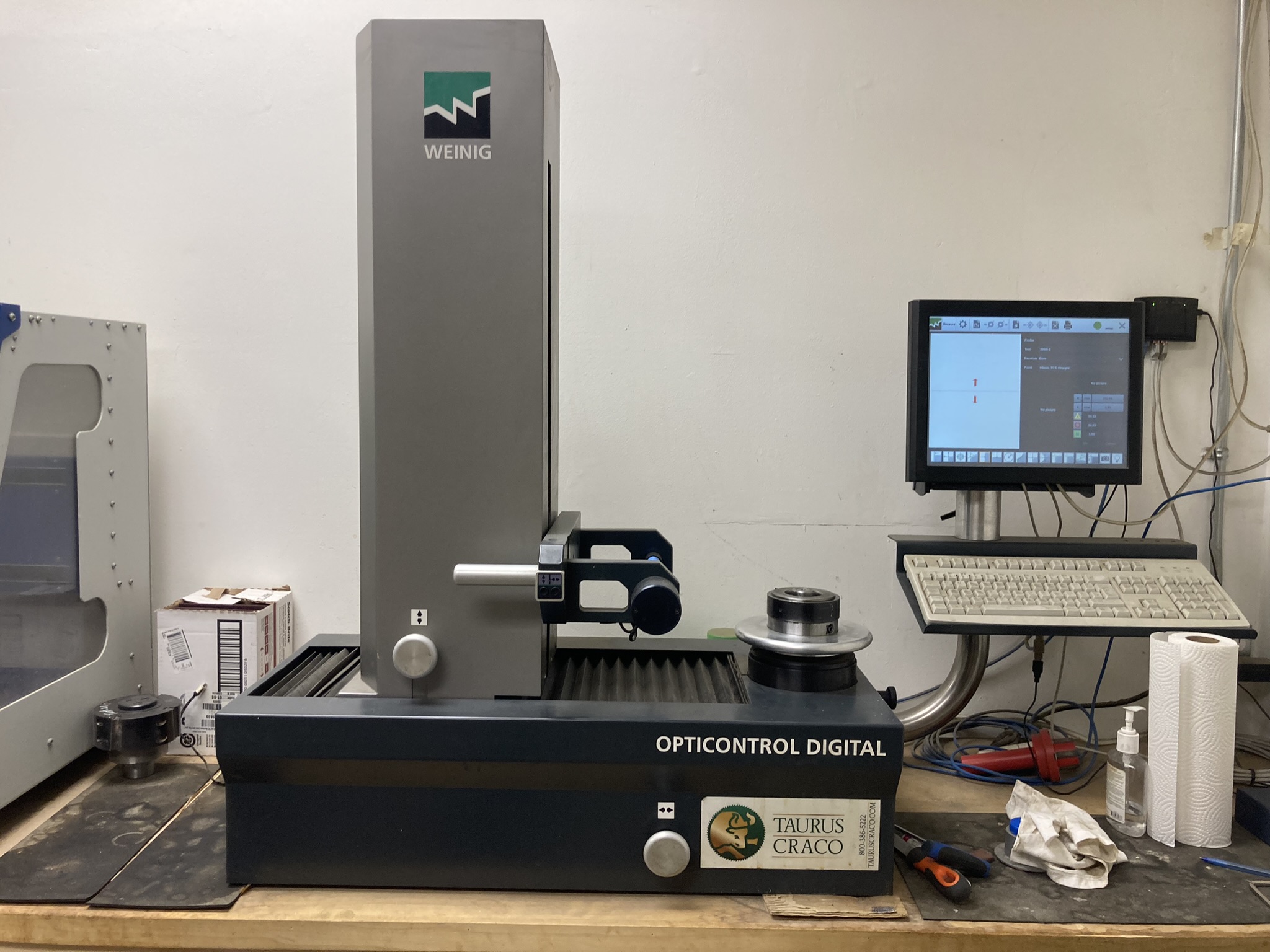 Used 2017 Weinig Opticontrol Digital Measuring and Display System