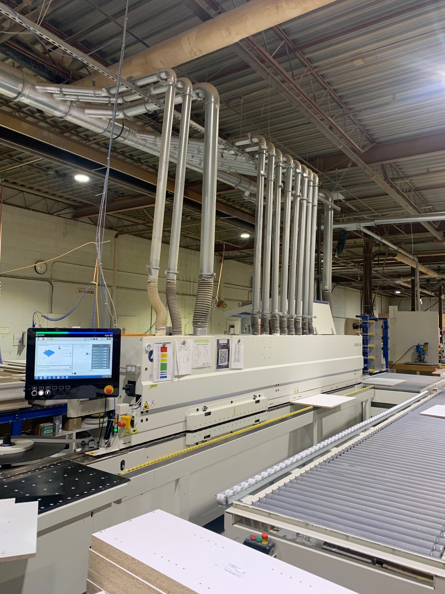 Used 2020 SCM Stefani KD Automatic Edgebander with ERC Series Conveyor