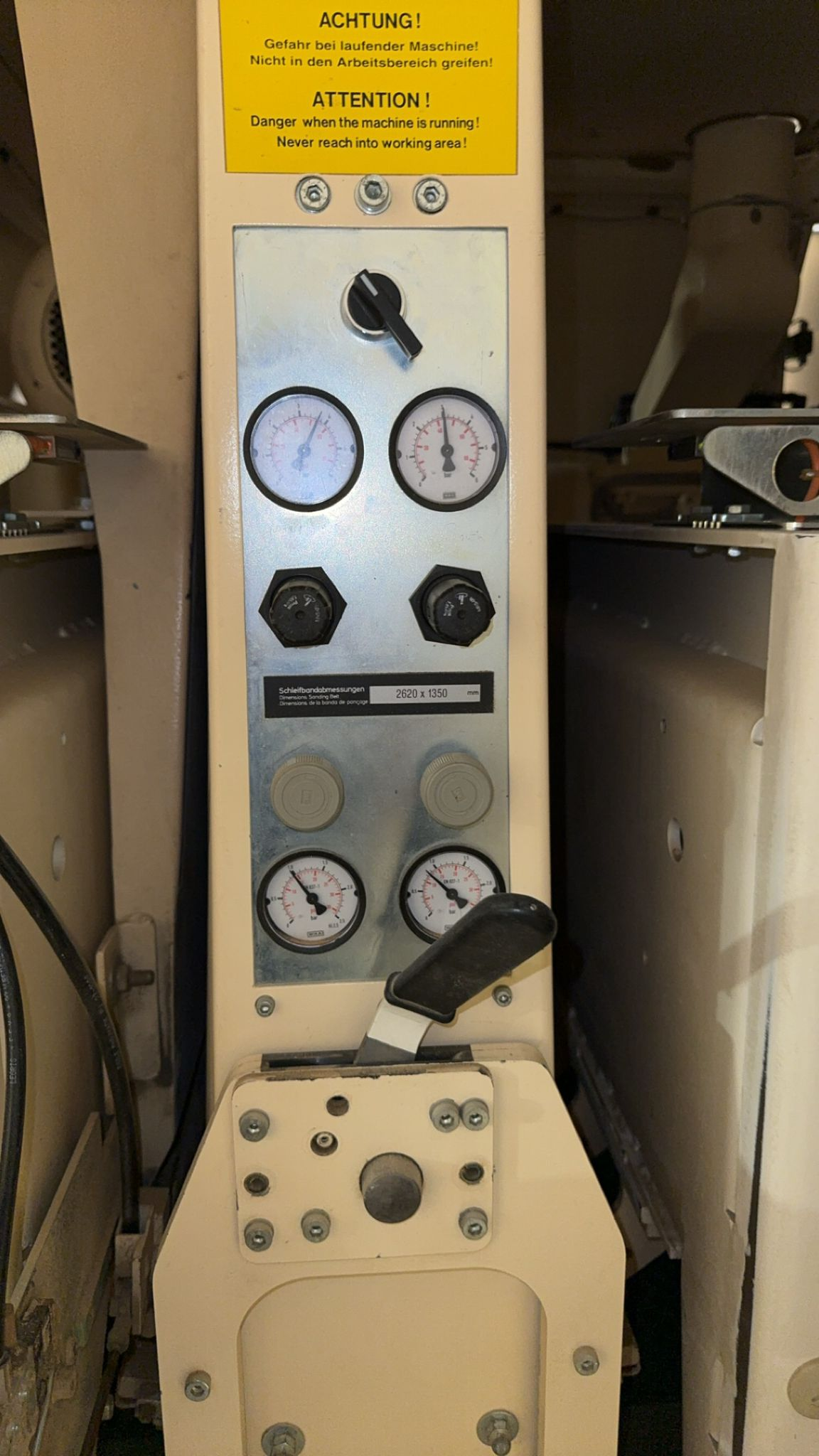 Used 2004 Heesemann MFA8-112 3-Head 53" Wide Belt Sander