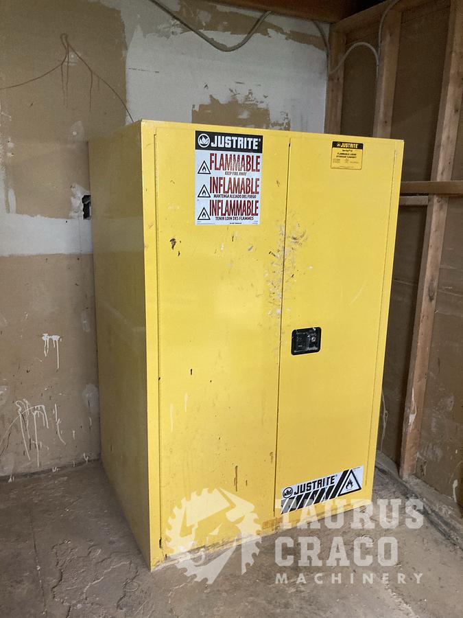 Used Justrite Flammable Liquid Storage Cabinet