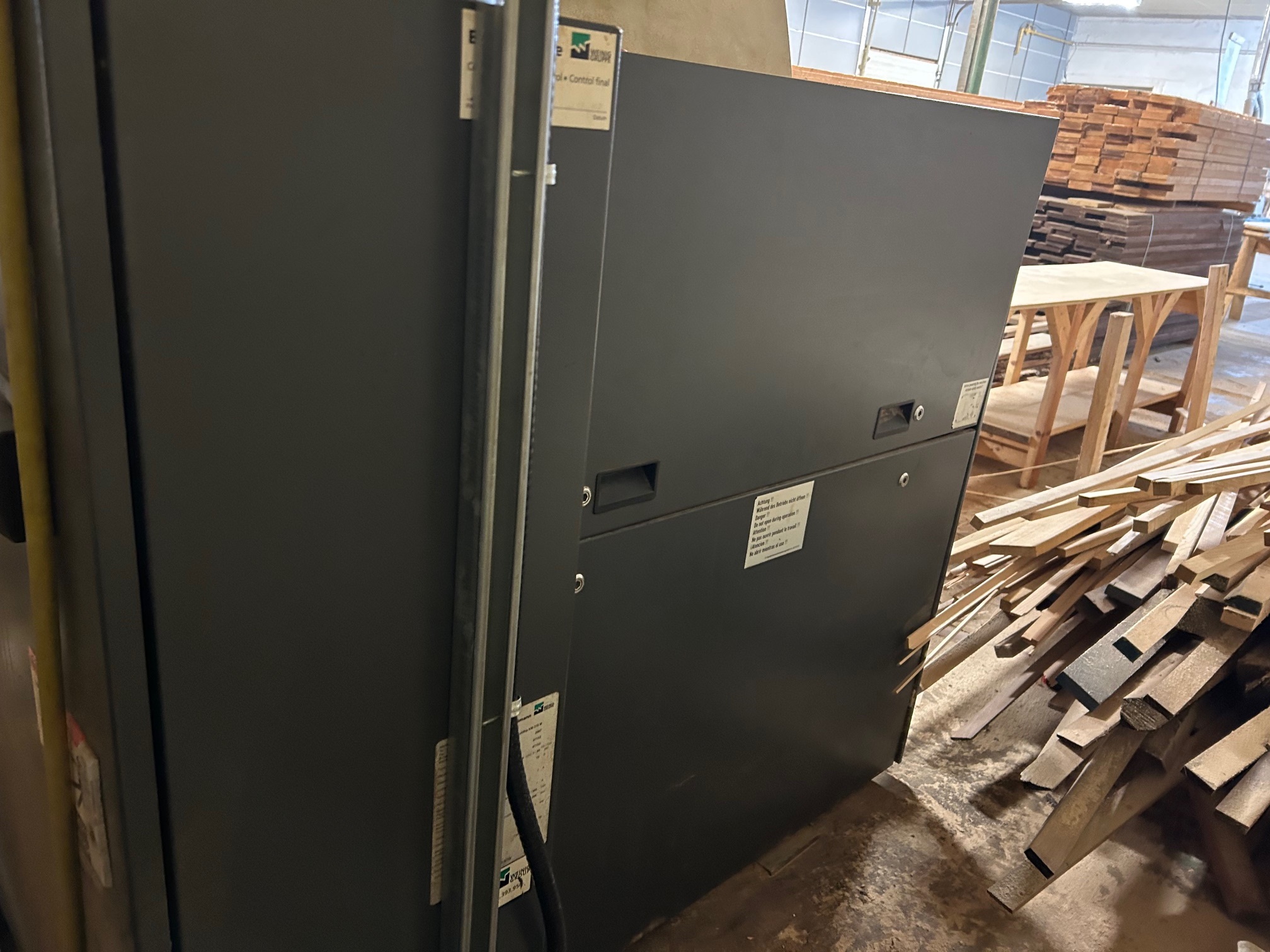 Used 2007 Weinig Raimann ProfiRip KM310M Gang Rip Saw (w/ 2 moving blades + 1 fixed blade and ValuRip III Plus Infeed)