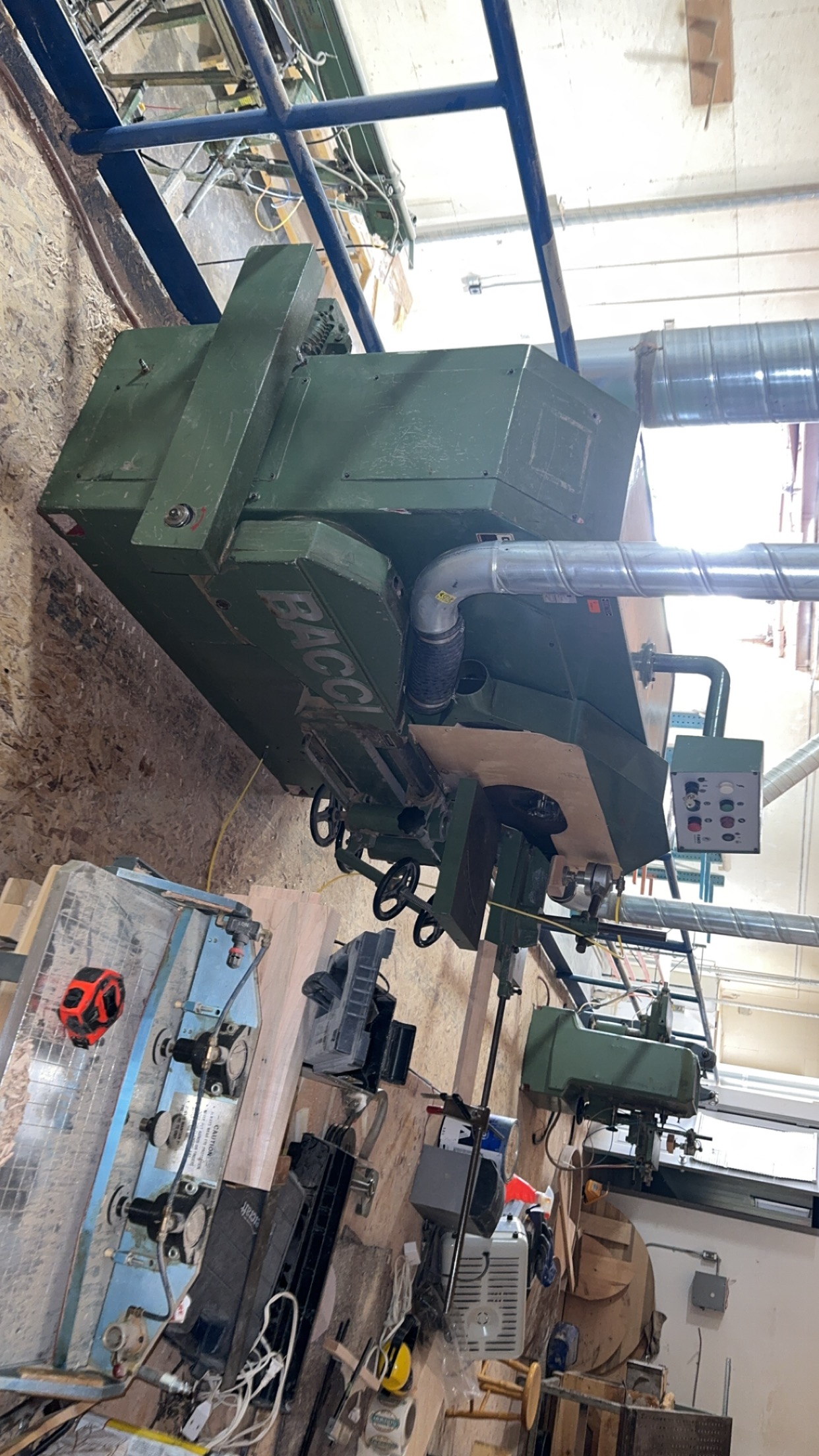 Used 1987 Bacci TSG 2T Round End Tenoner