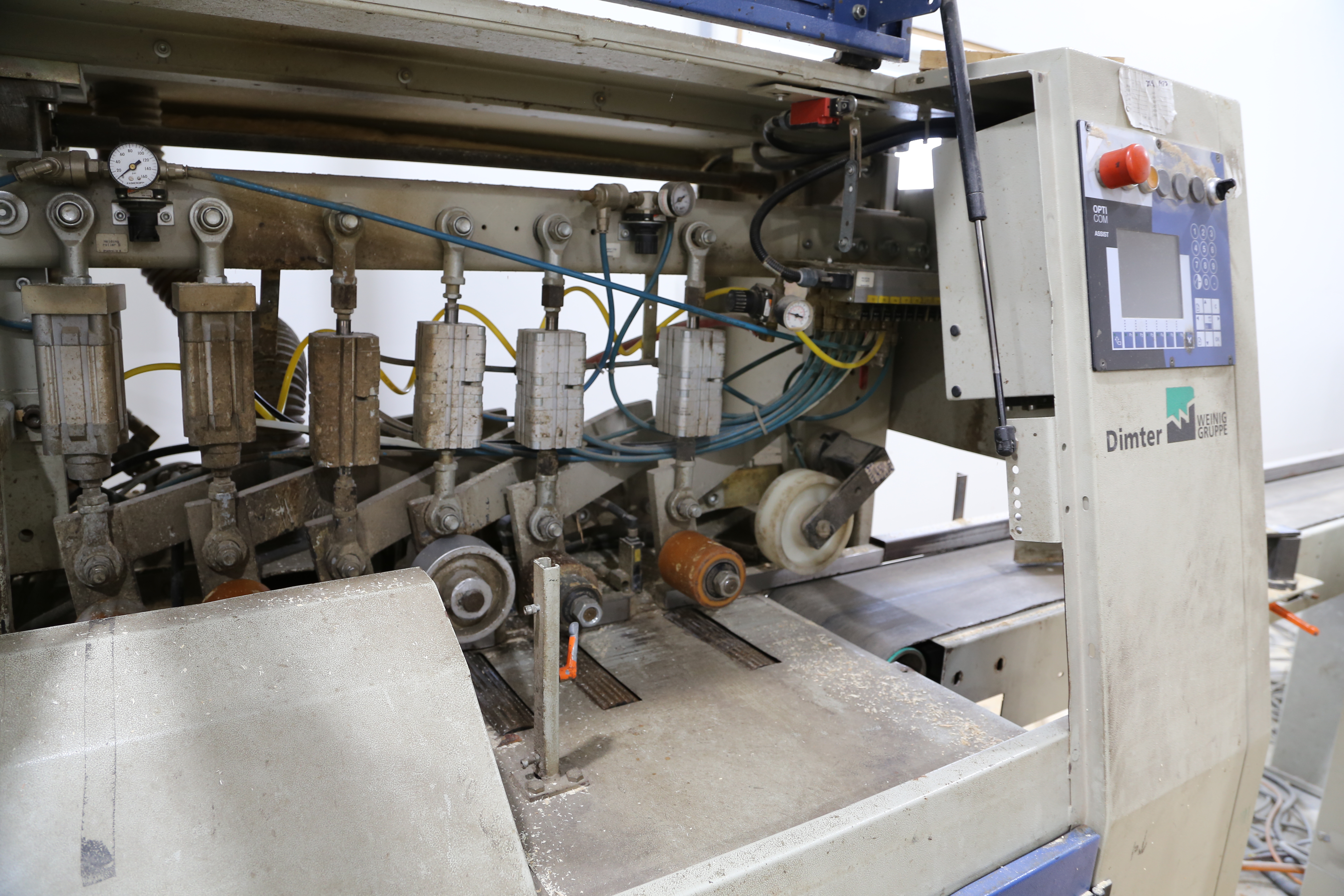 Used 2002 Weinig Dimter OptiCut 200 - 4 R Optimizing Cross Cut Saw