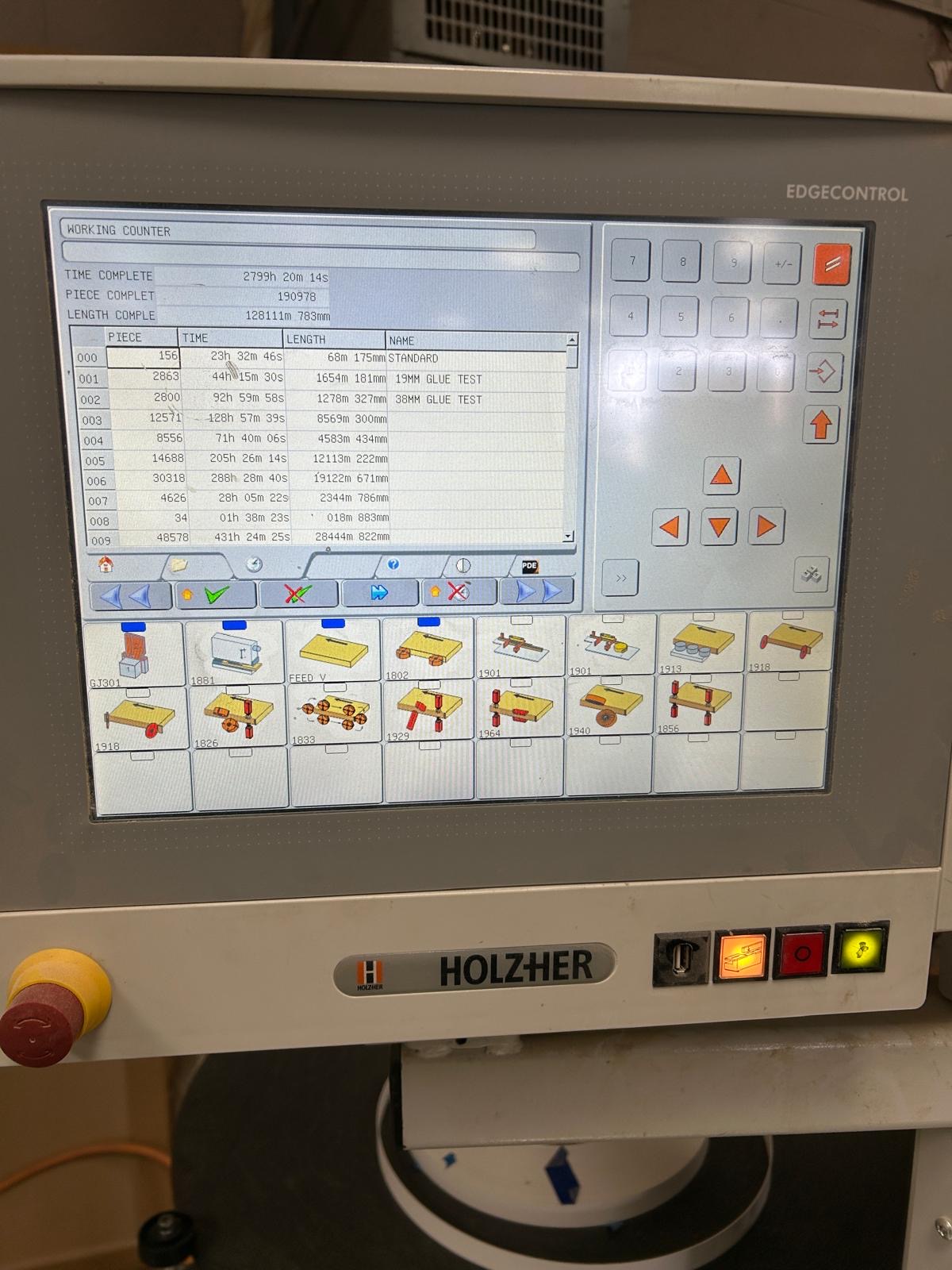 Used 2015 Holzher Sprint 1329 KAM 15 V2 Edgebander