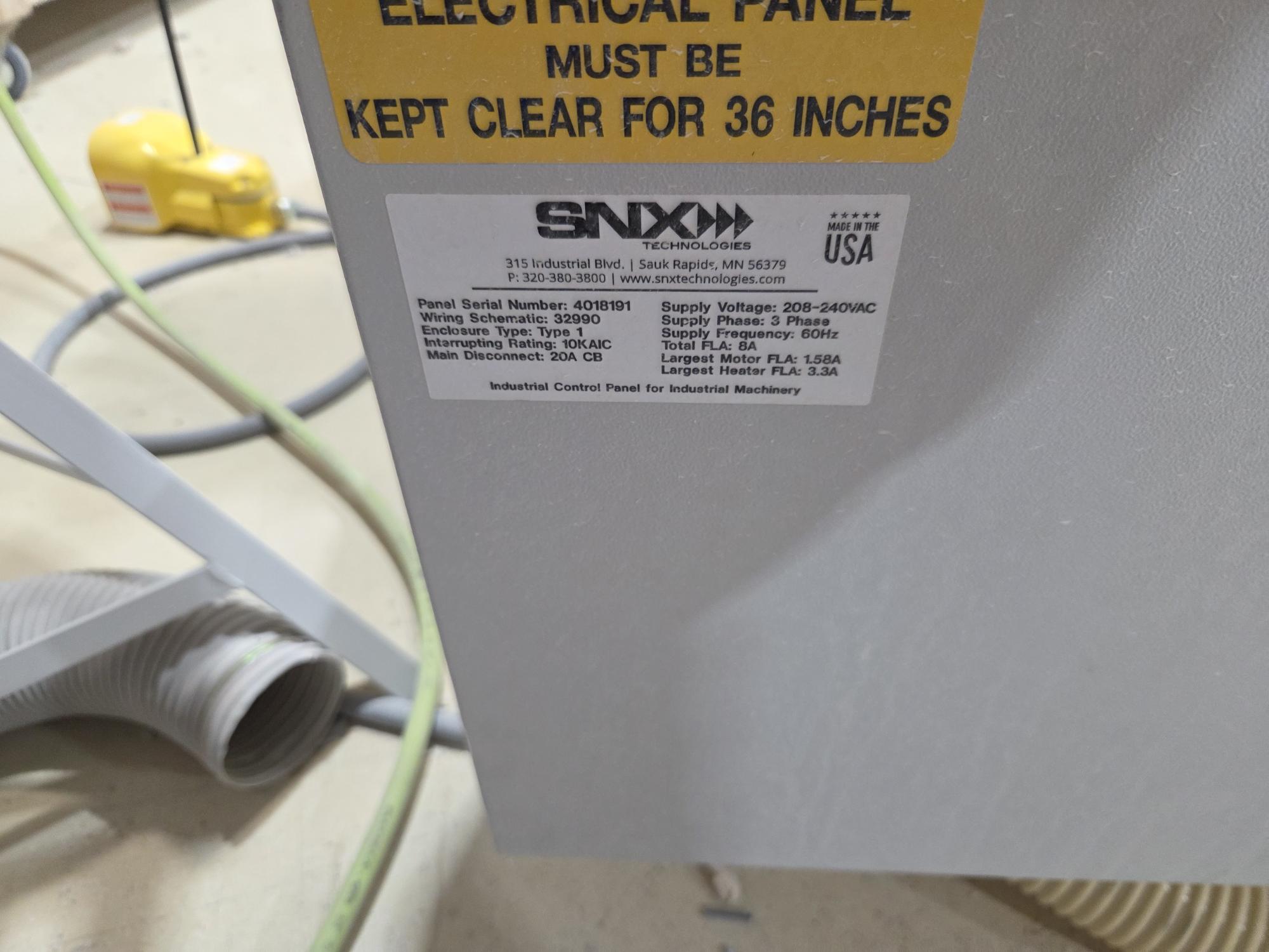 Used SNX NVision G1 Contour Edgebander