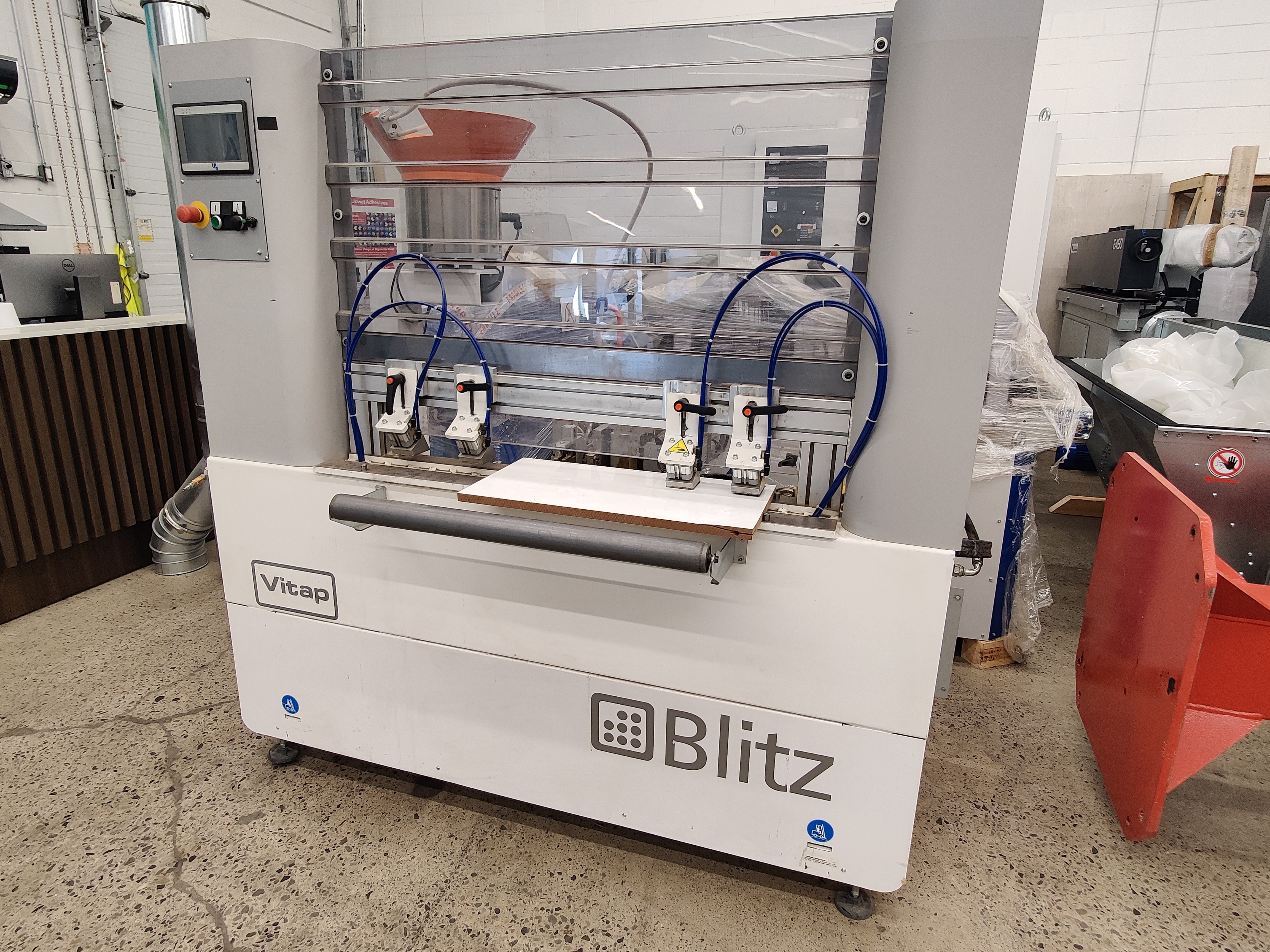 Used 2015 Vitap Blitz CNC drilling, gluing and dowel inserting machine