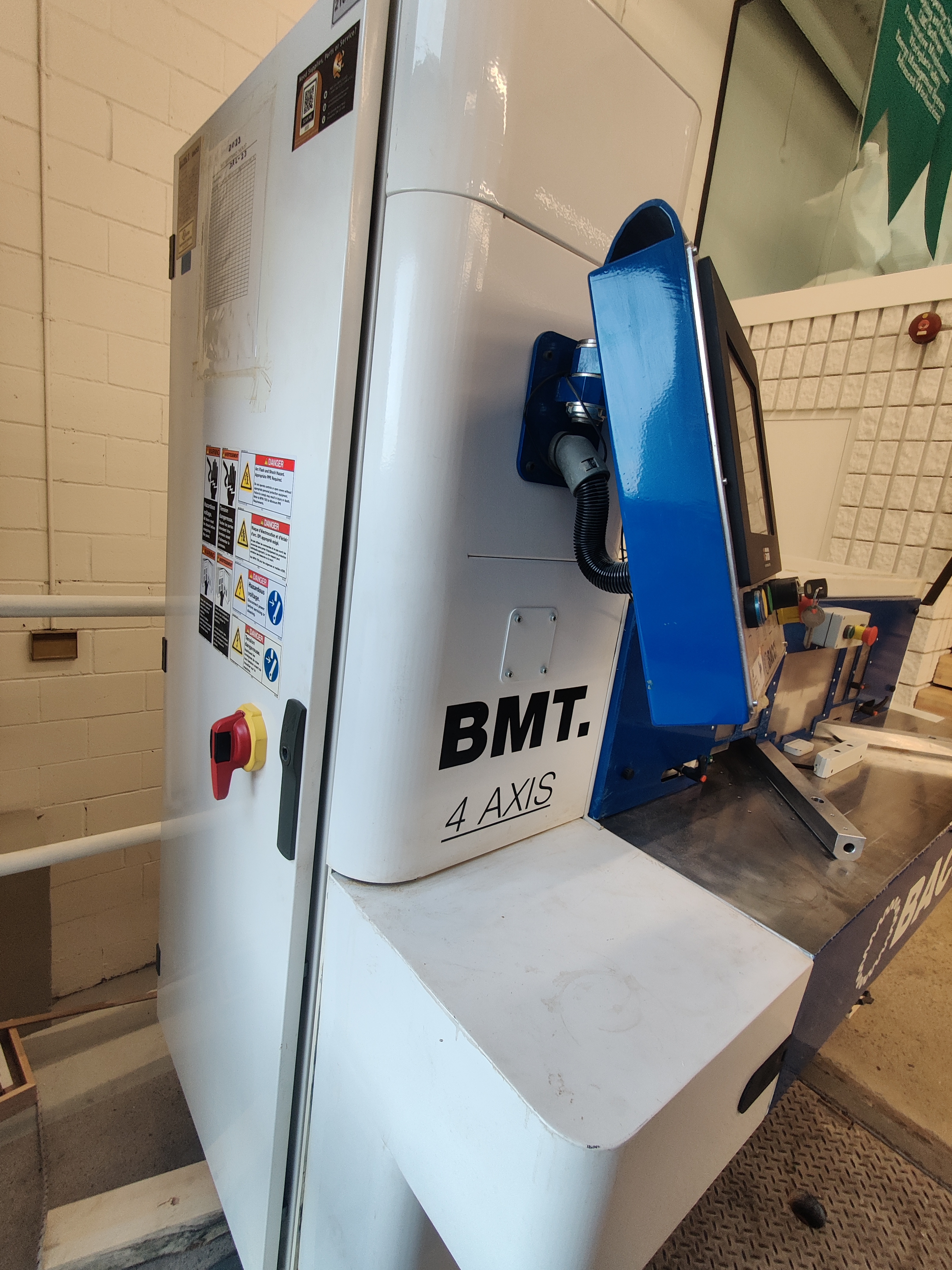 Used 2021 Bacci BMT 4-axis CNC end profilng machine