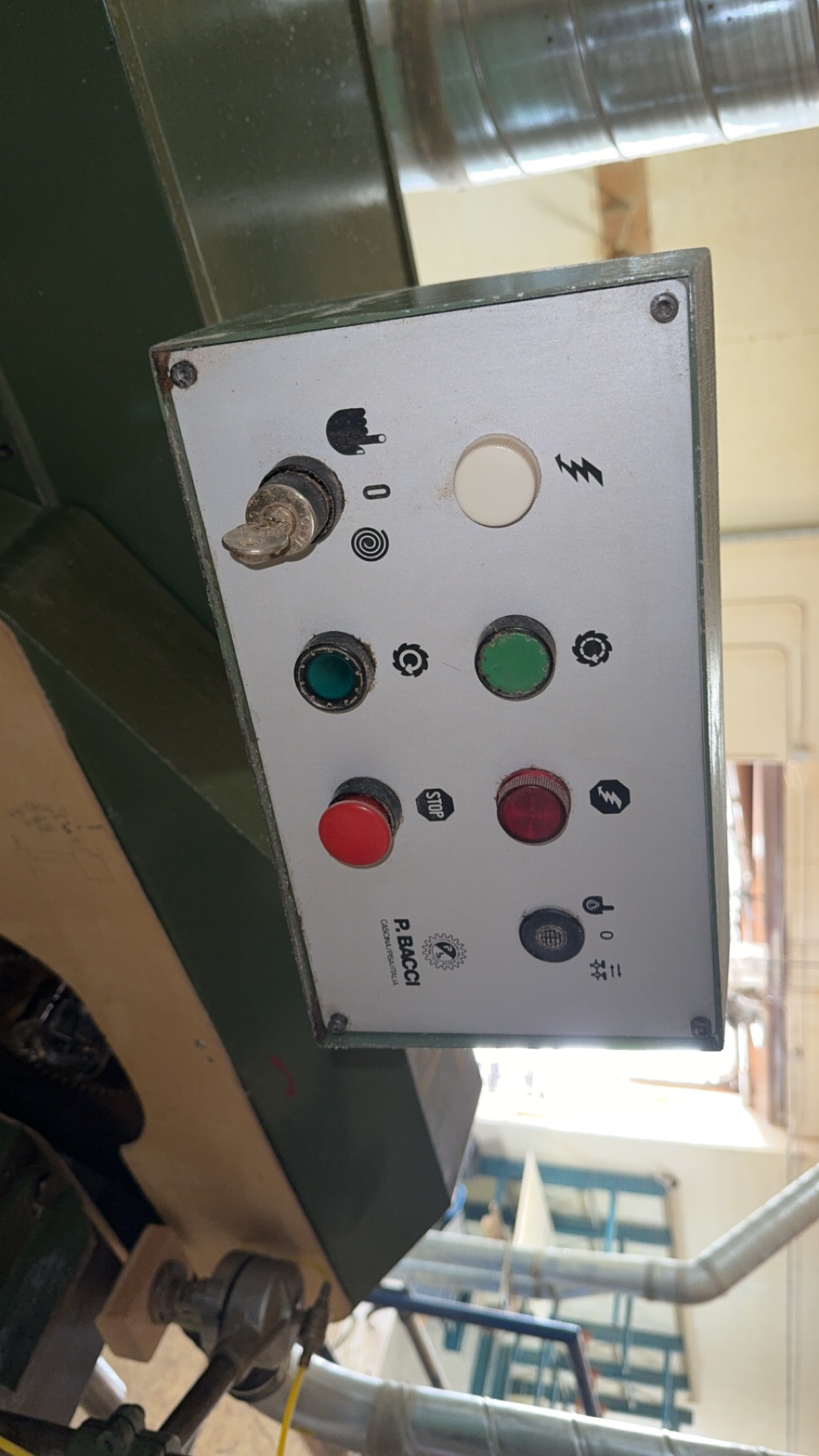 Used 1987 Bacci TSG 2T Round End Tenoner