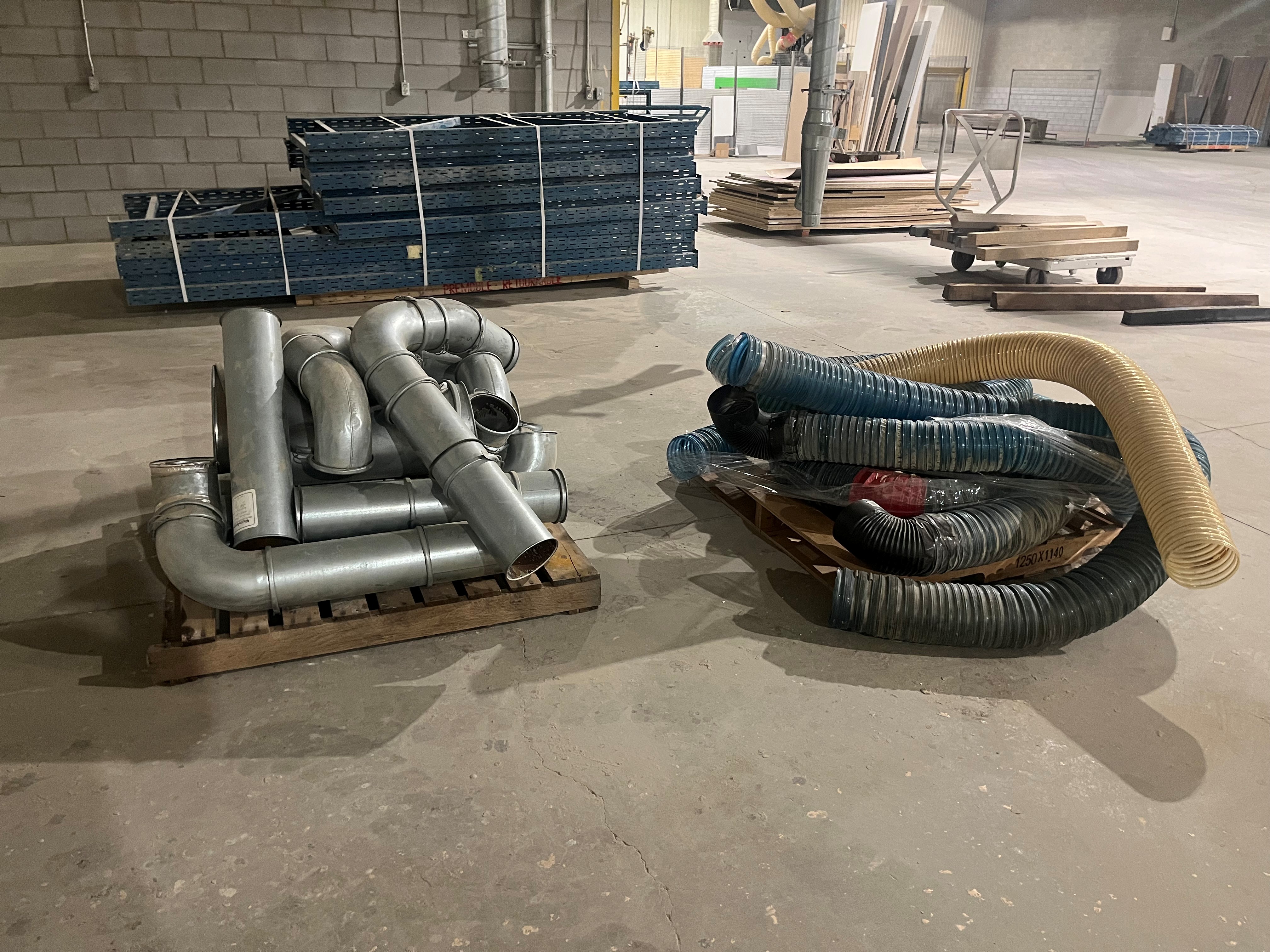 Used 2005 Weinig  Powermat 1000 6-Head Moulder With Assorment of Cutterheads