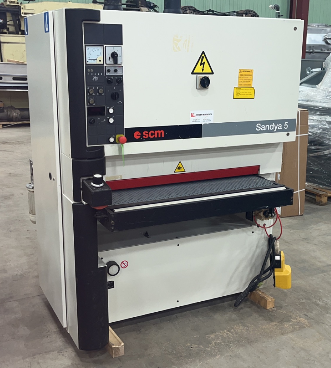 Used 2003 SCM Sandya 5  - 43'' 2 Head Automatic Wide Belt Sander