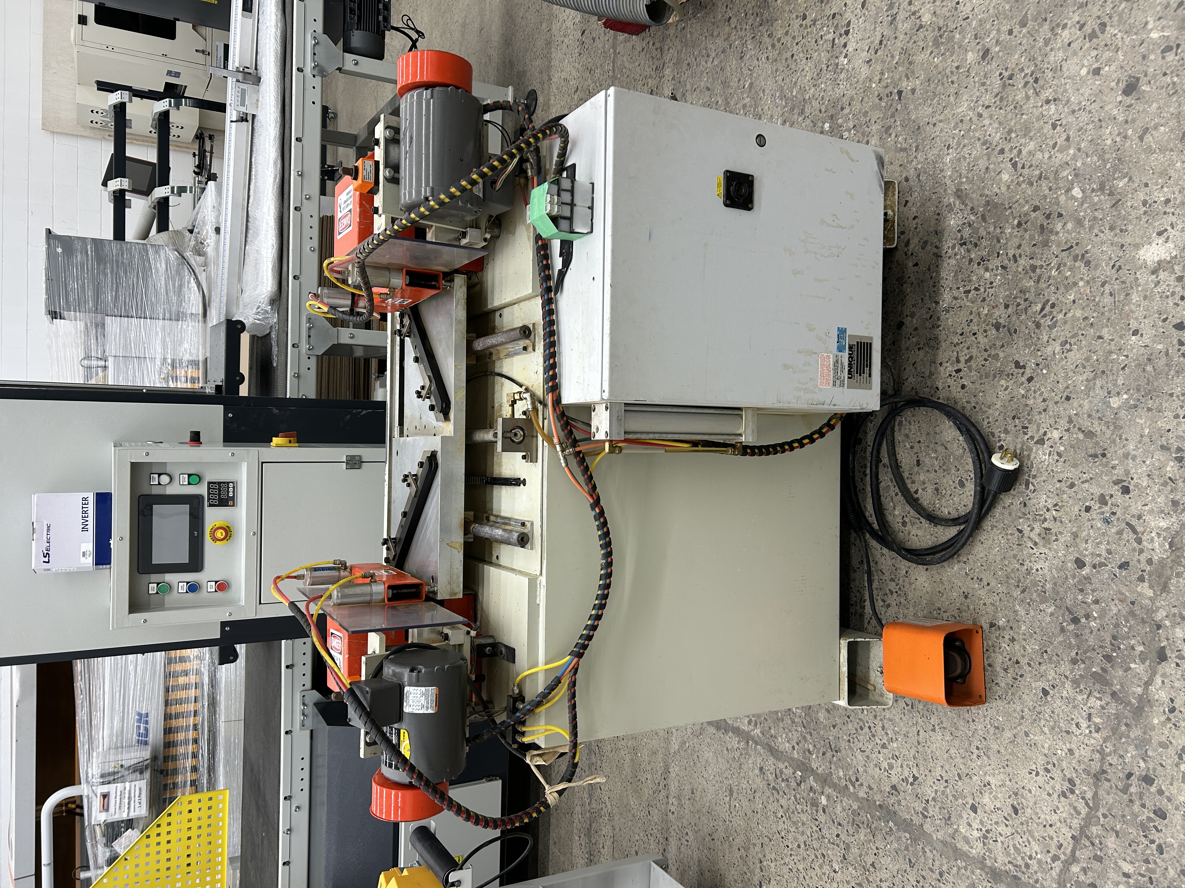 Used Unique 313 Mitre Door Machine