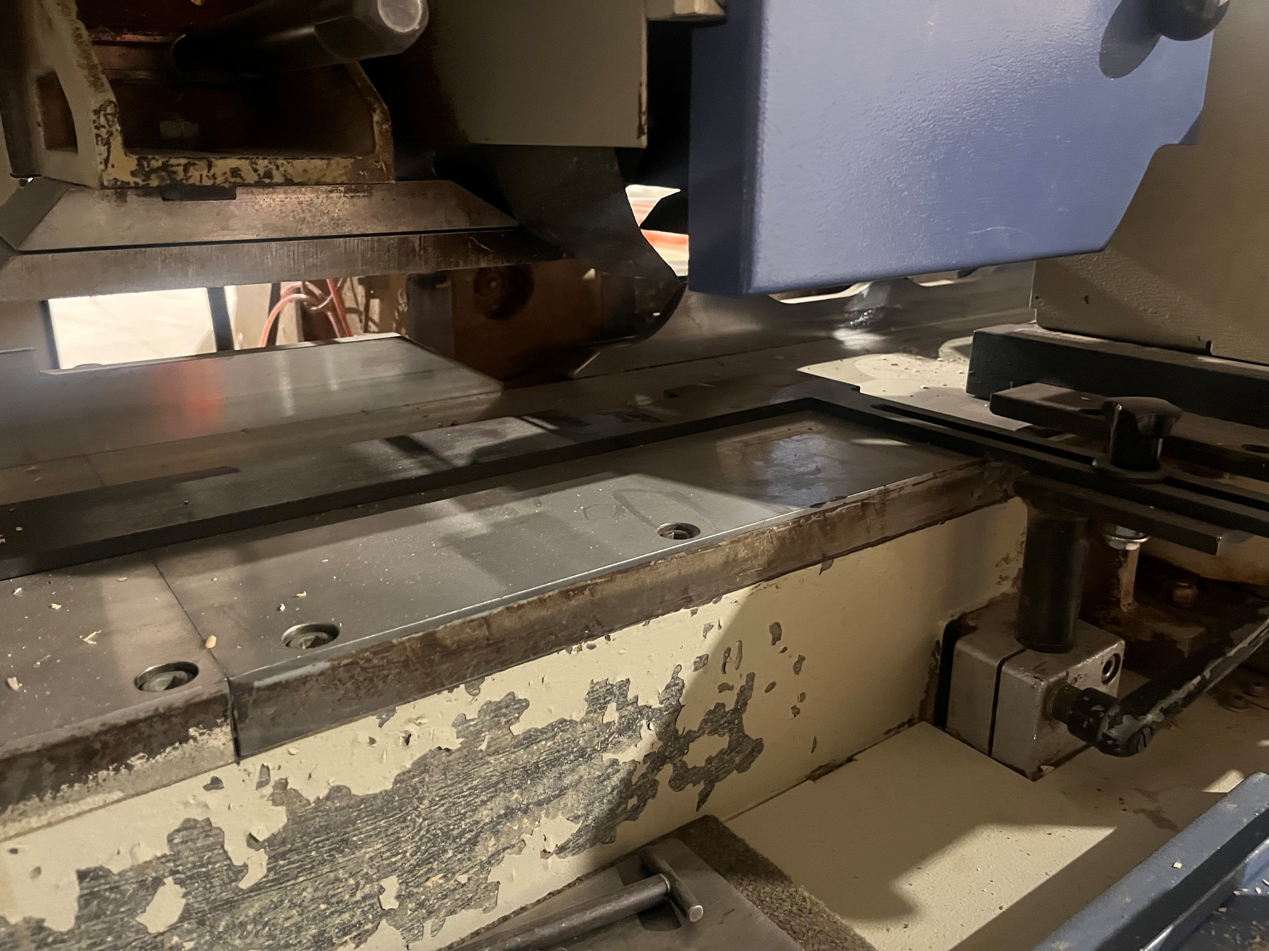 Used 2005 Weinig  Powermat 1000 6-Head Moulder With Assorment of Cutterheads