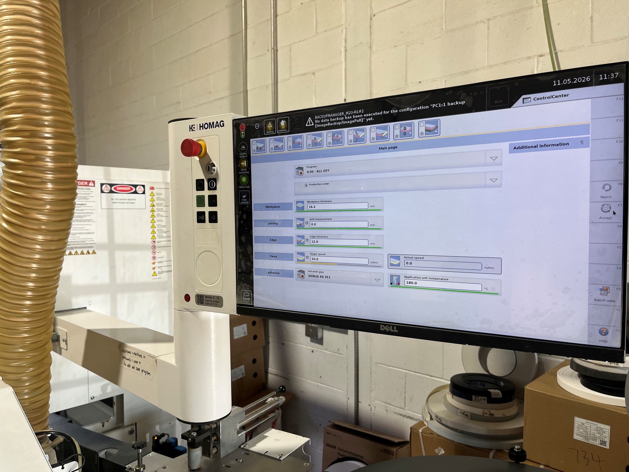 Used 2023 Homag Edgeteq S‑380 Optimat KDF 650 C Edgebander