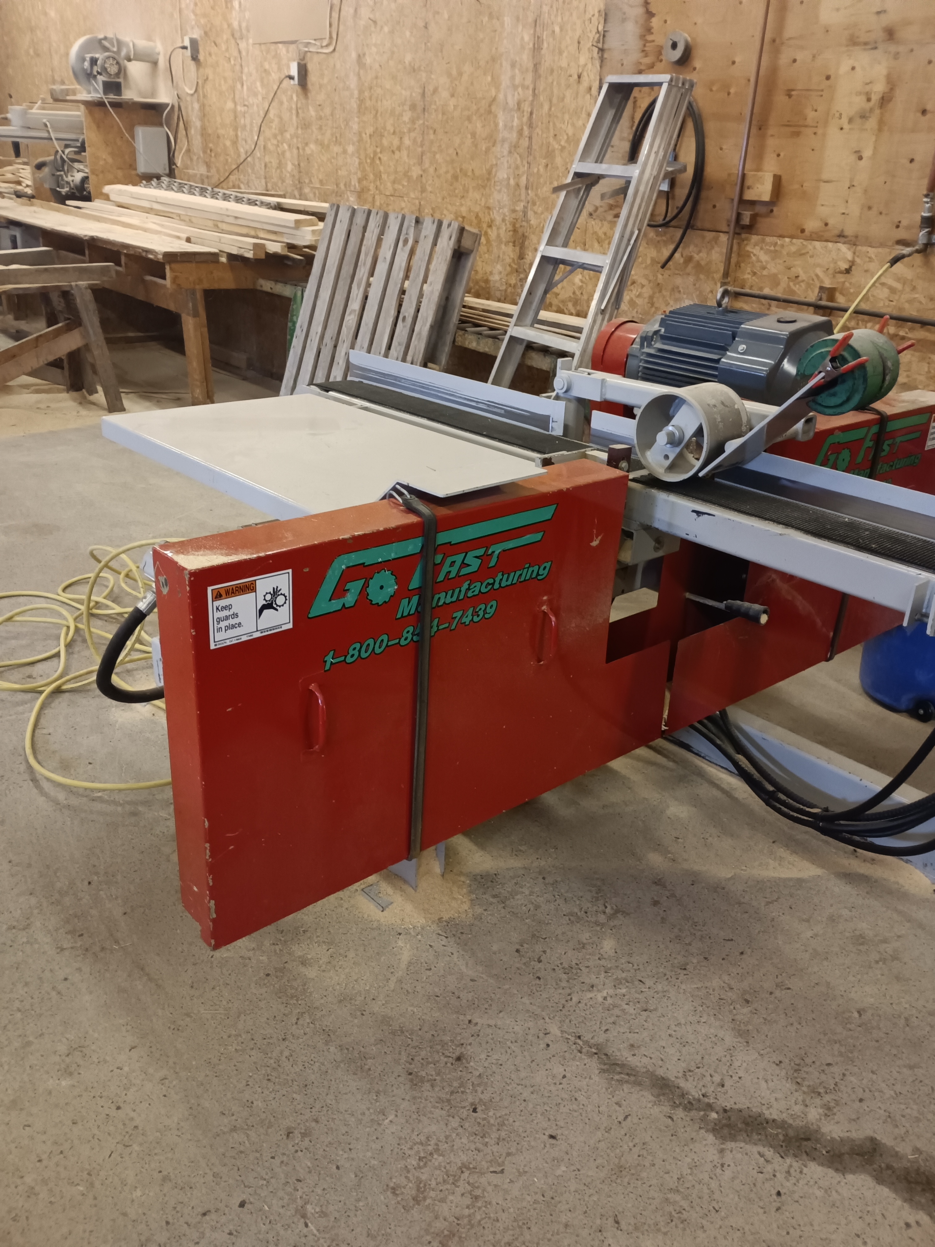 Used Pallet Nailer w/ Stacker