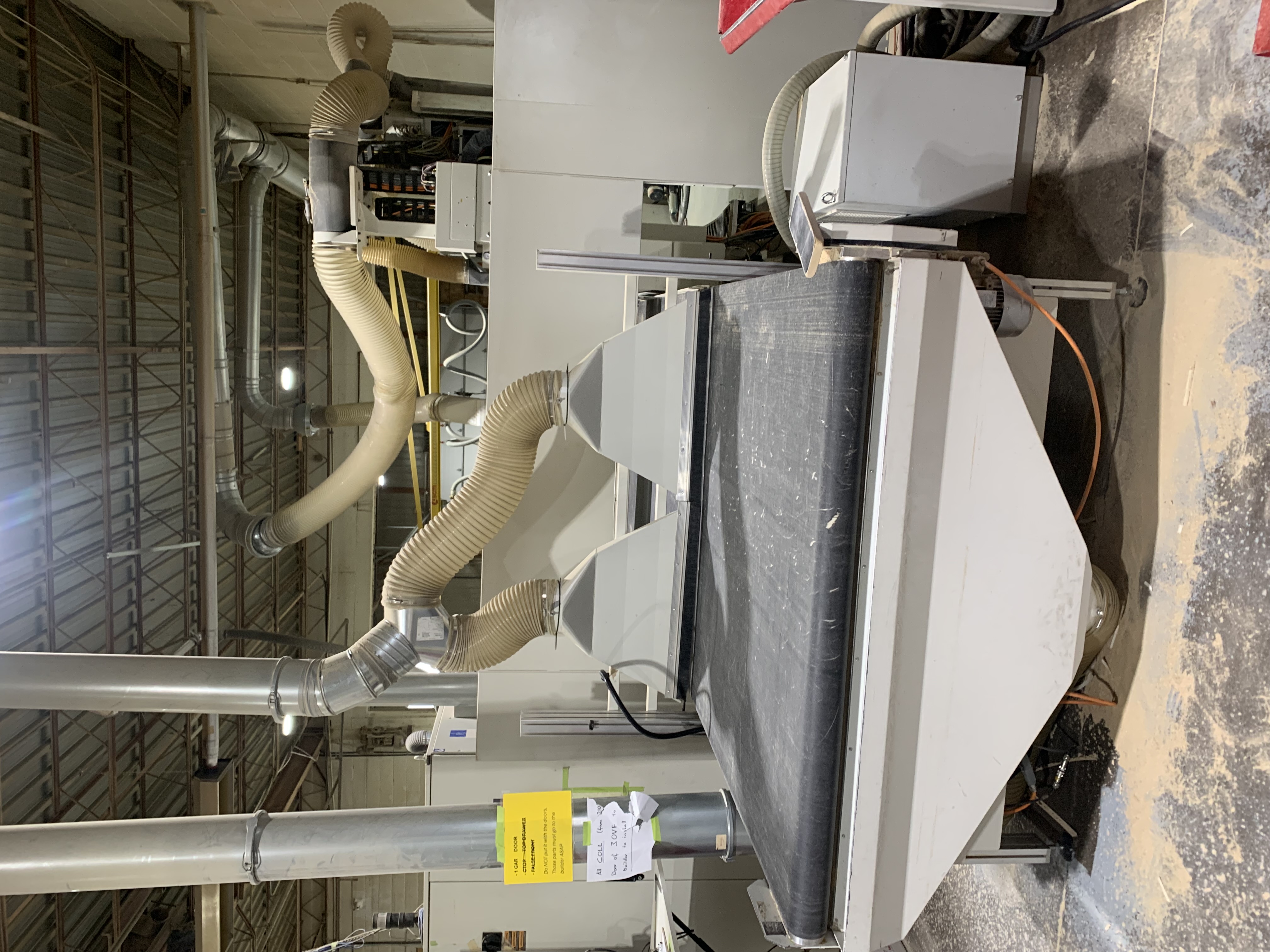 Used 2015 SCM Morbidelli M600 5-axis flat table CNC router machine centre