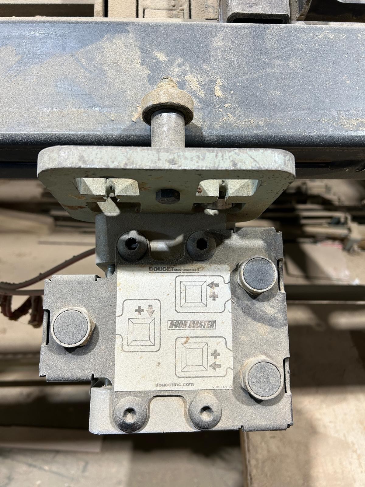 Used 2007 Doucet Door Master RDM-M-5-48-96 Rotary Door Clamp