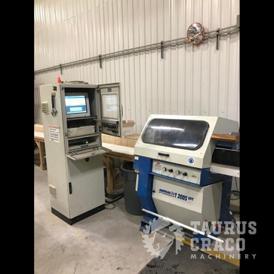 Used 2005 Omga OPT Push Feed Optimizing saw