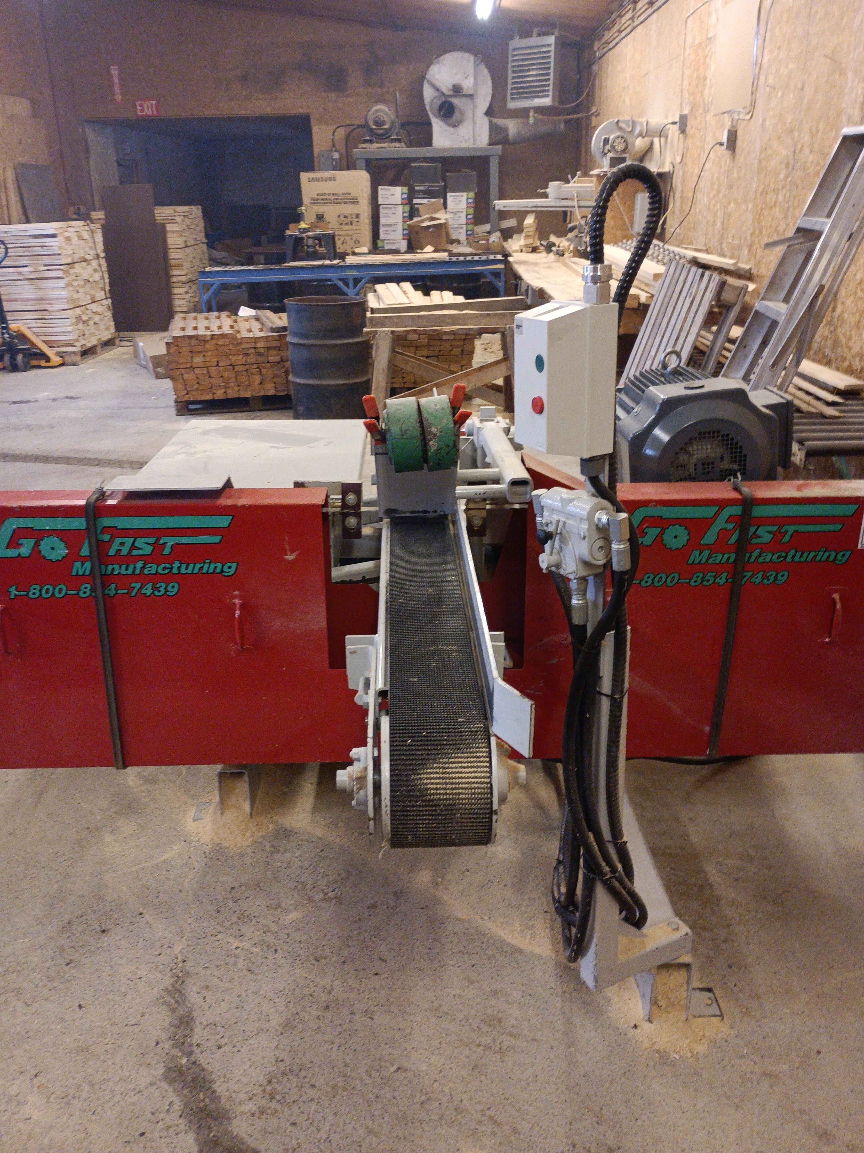 Used Pallet Nailer w/ Stacker