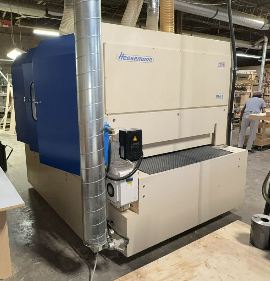 Used 2004 Heesemann MFA8-112 3-Head 53" Wide Belt Sander