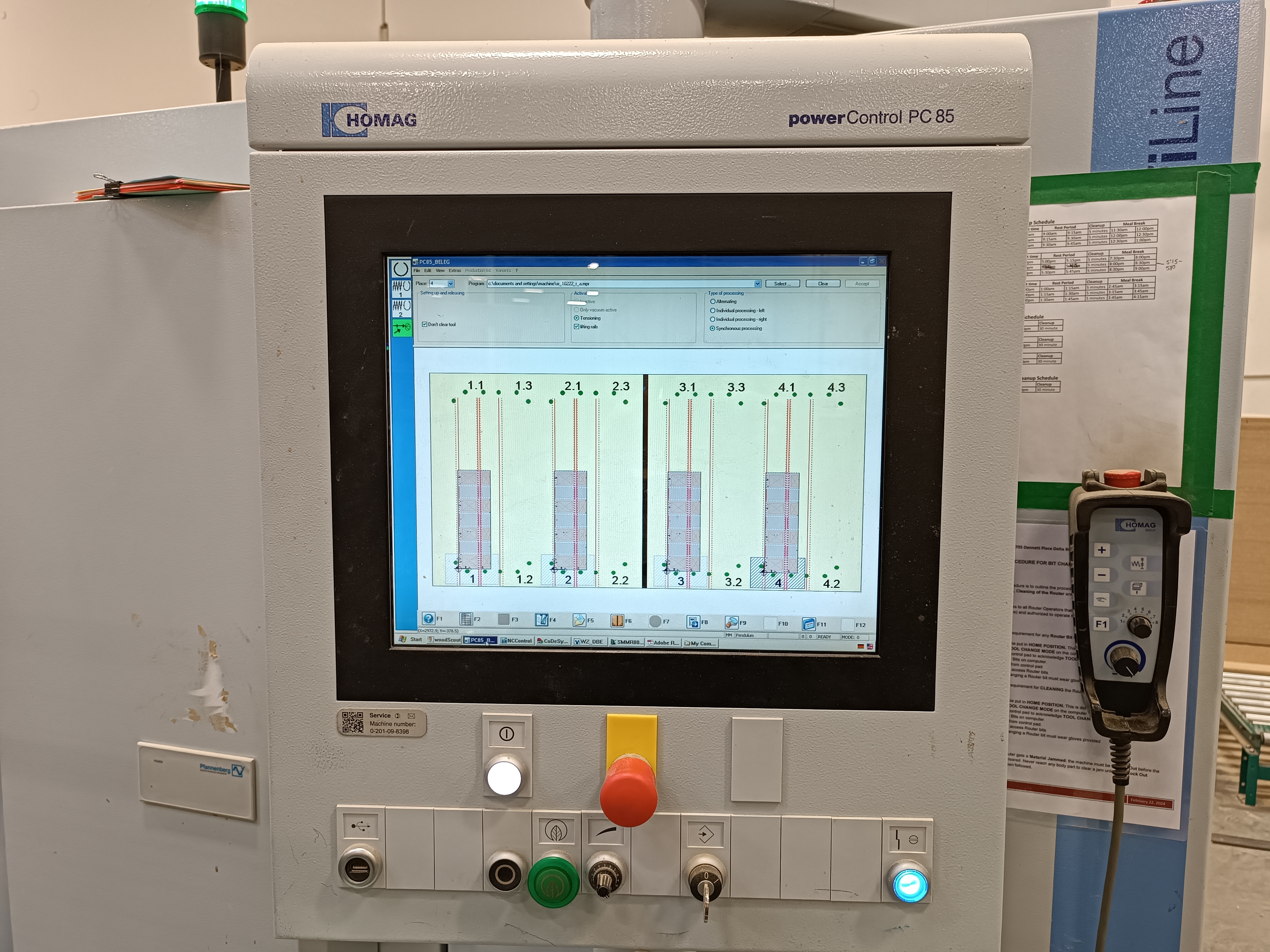 Used 2014 Homag PROFI BOF 712/12/32/18/A