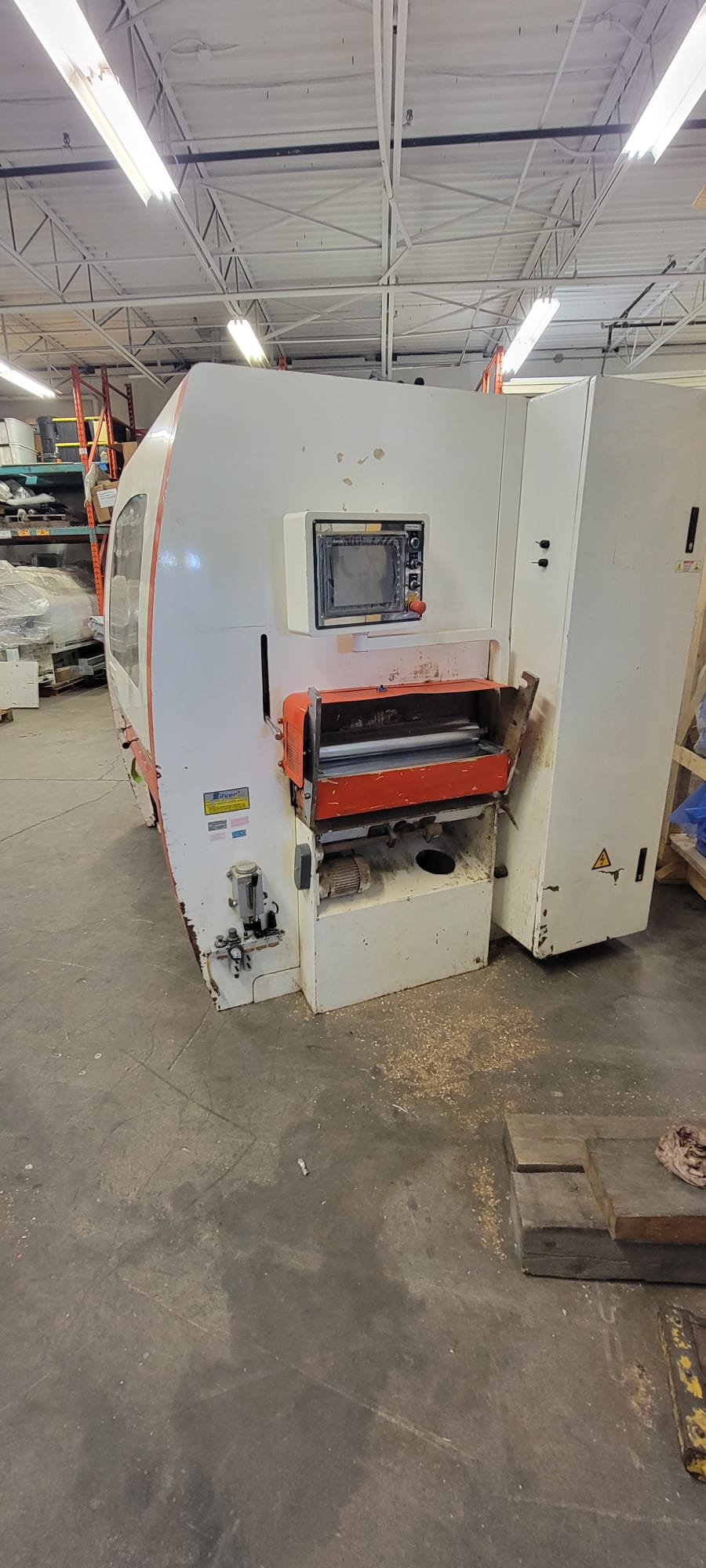Used 2008 Silver SGM-268P Double Sided Planer