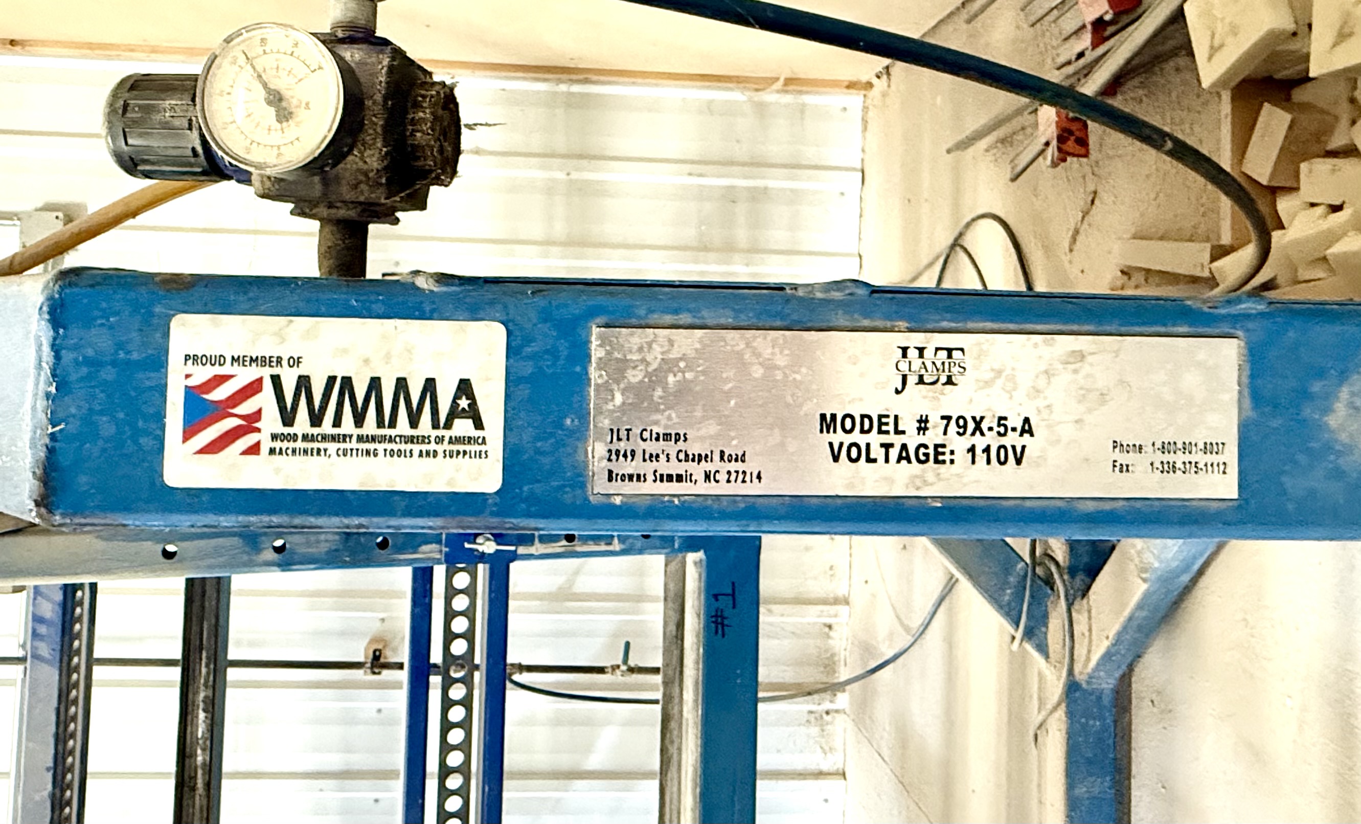 Used JLT Door Clamp - Rotary clamp