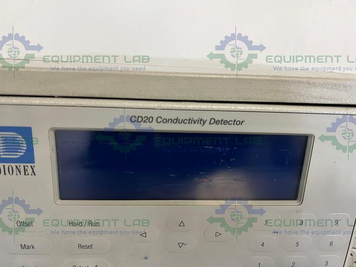 Used Dionex  CD20 Conductivity Detector.