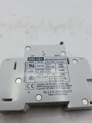 Used Allen Bradley 1492-CB1 G 060