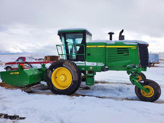 Used 2013 John Deere R450 Rotary Windrower w/ 1500 hrs