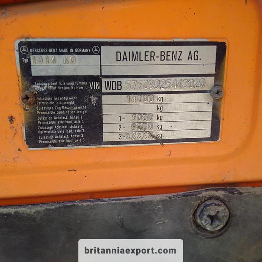 Used 1992 MERCEDES-BENZ 1314 road sweeper