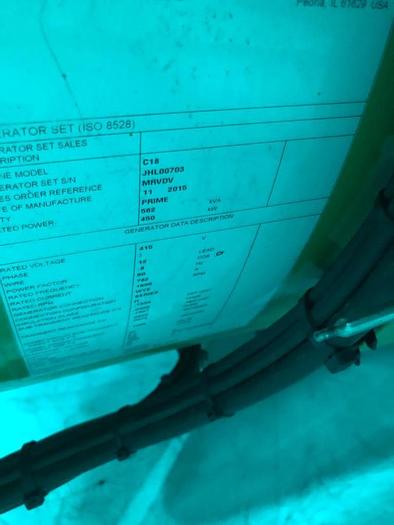 Caterpillar generators Marine Tier II with class certificates