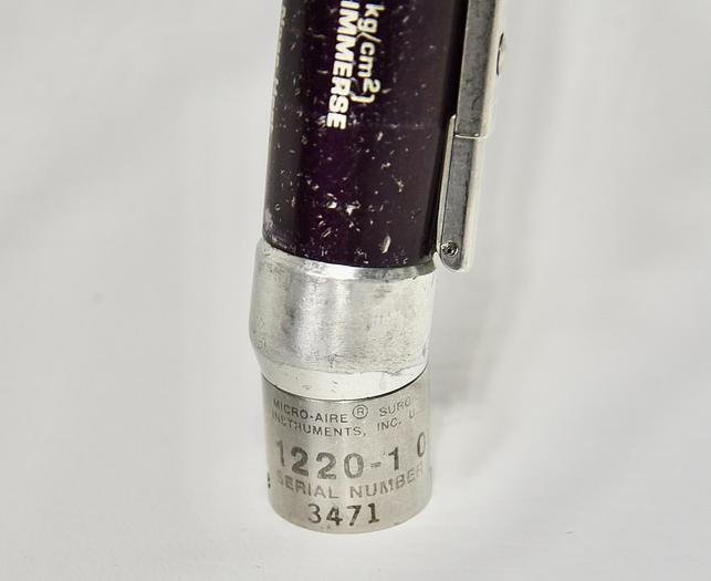 Used MicroAire 1220-100 Sagittal Saw with Pneumatic Air Hose