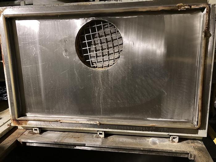 Used Used Caccia approximately 200 cubic feet stainless steel ribbon mixer model AG6000N